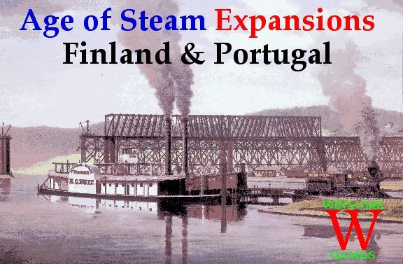 Coperta Age of Steam Expansion: Finland & Portugal