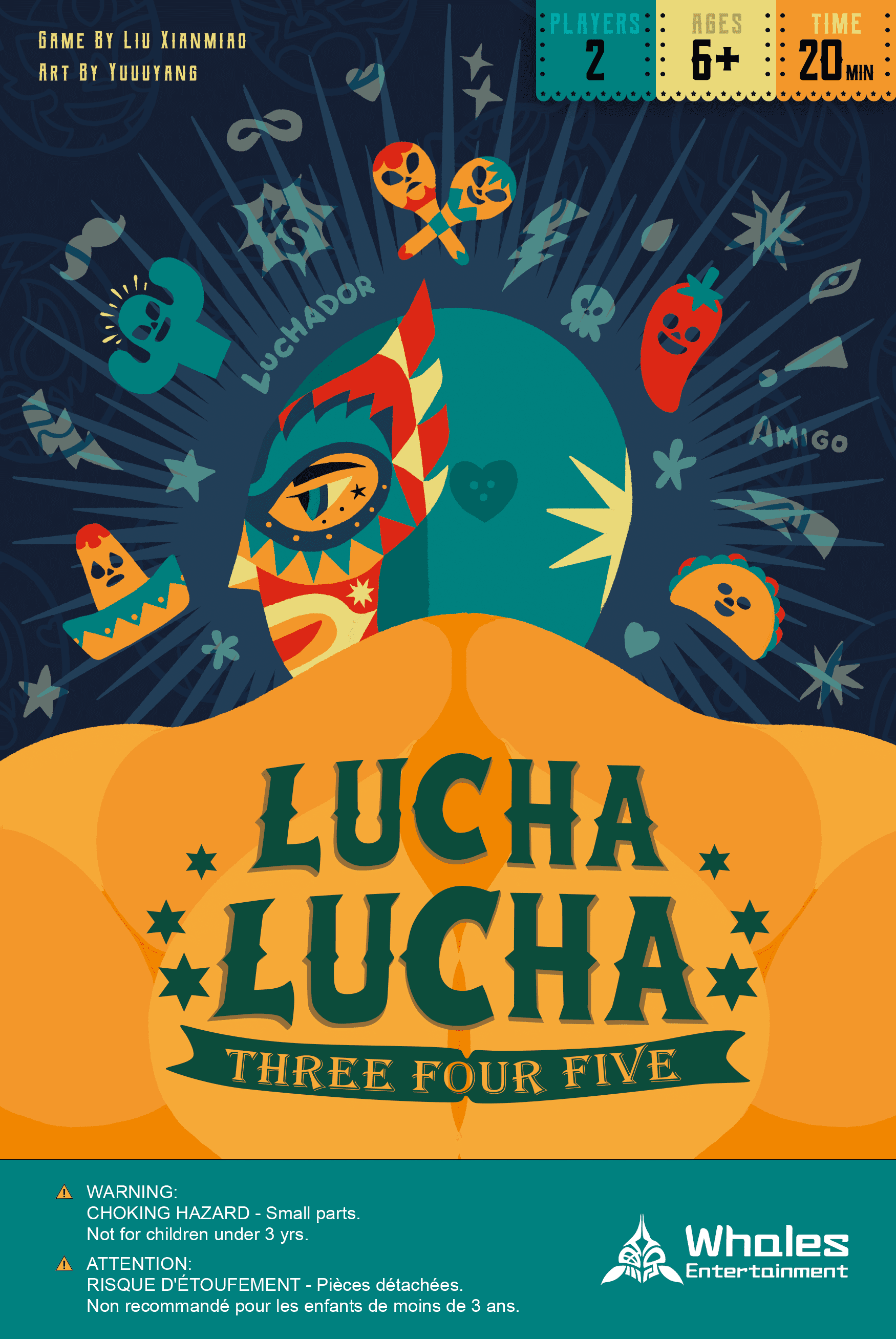 Lucha Lucha Three Four Five doboz