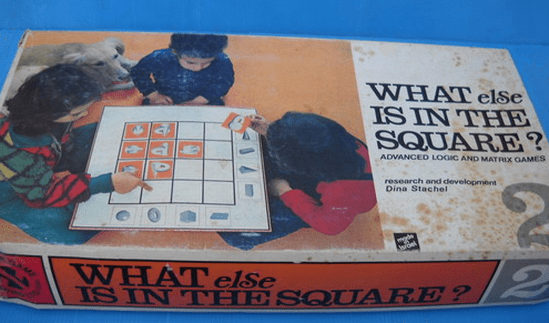 Coperta What else is in the square? advanced logic and matrix games.