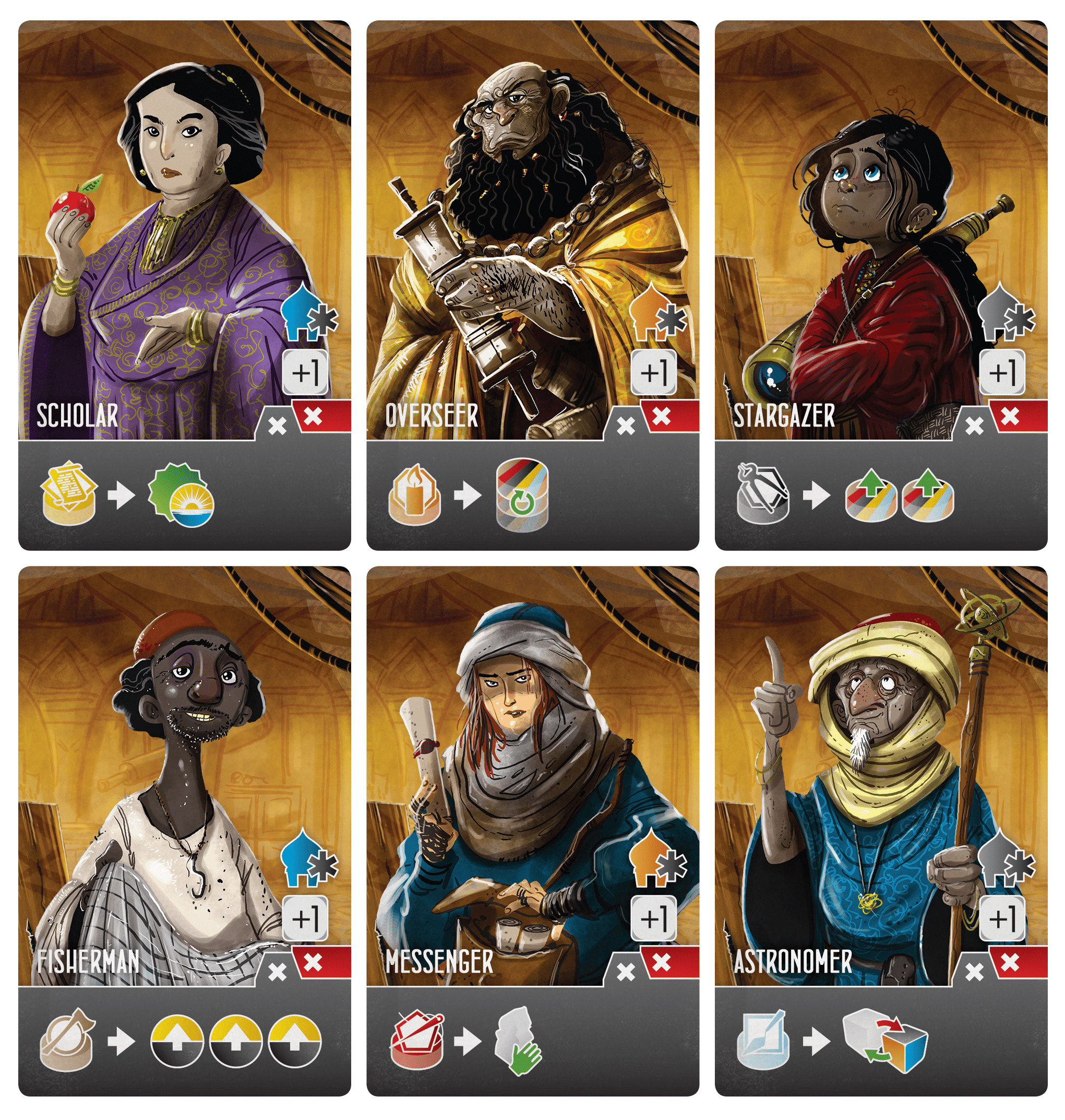 Inventors of the South Tigris: Townsfolk Promo Cards doboz