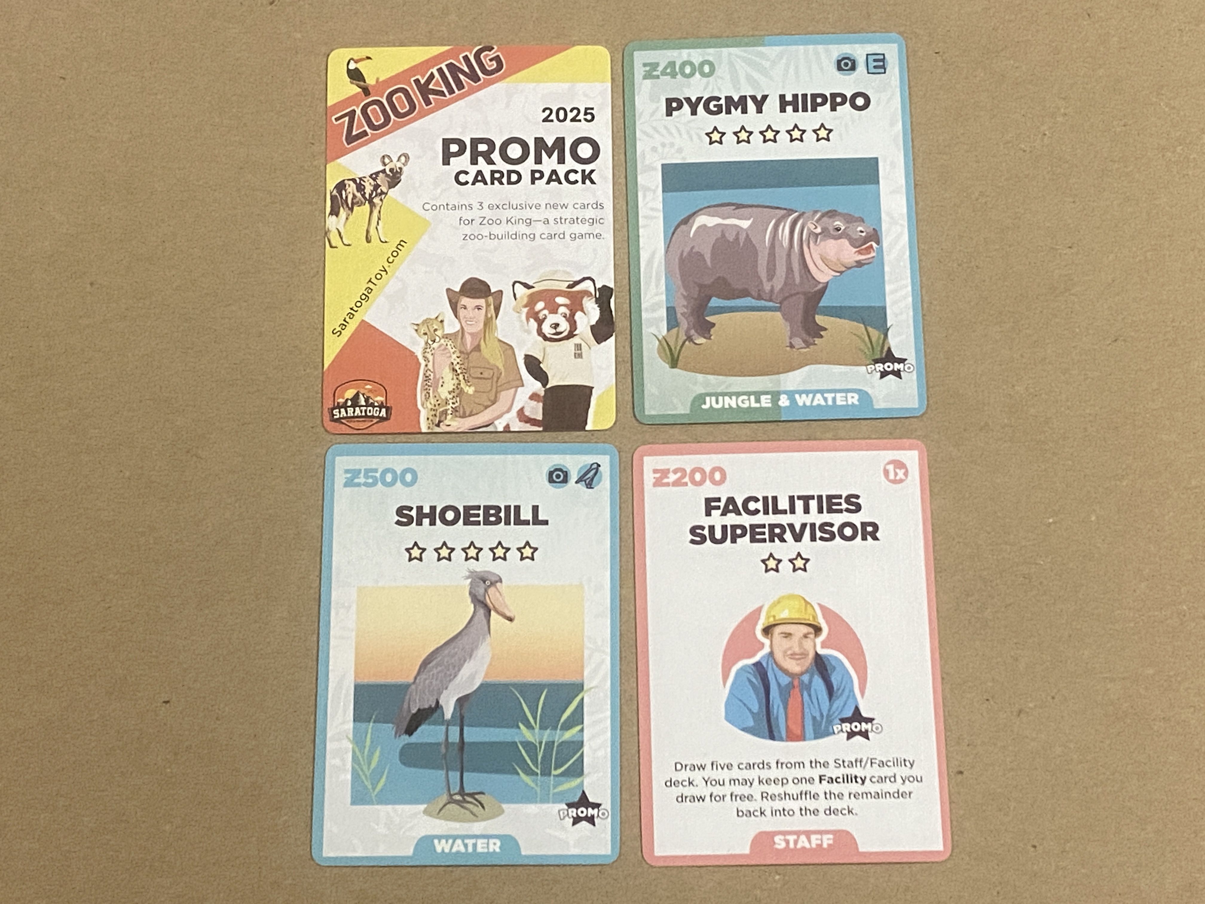 Coperta Zoo King: Dice Tower Promo Cards