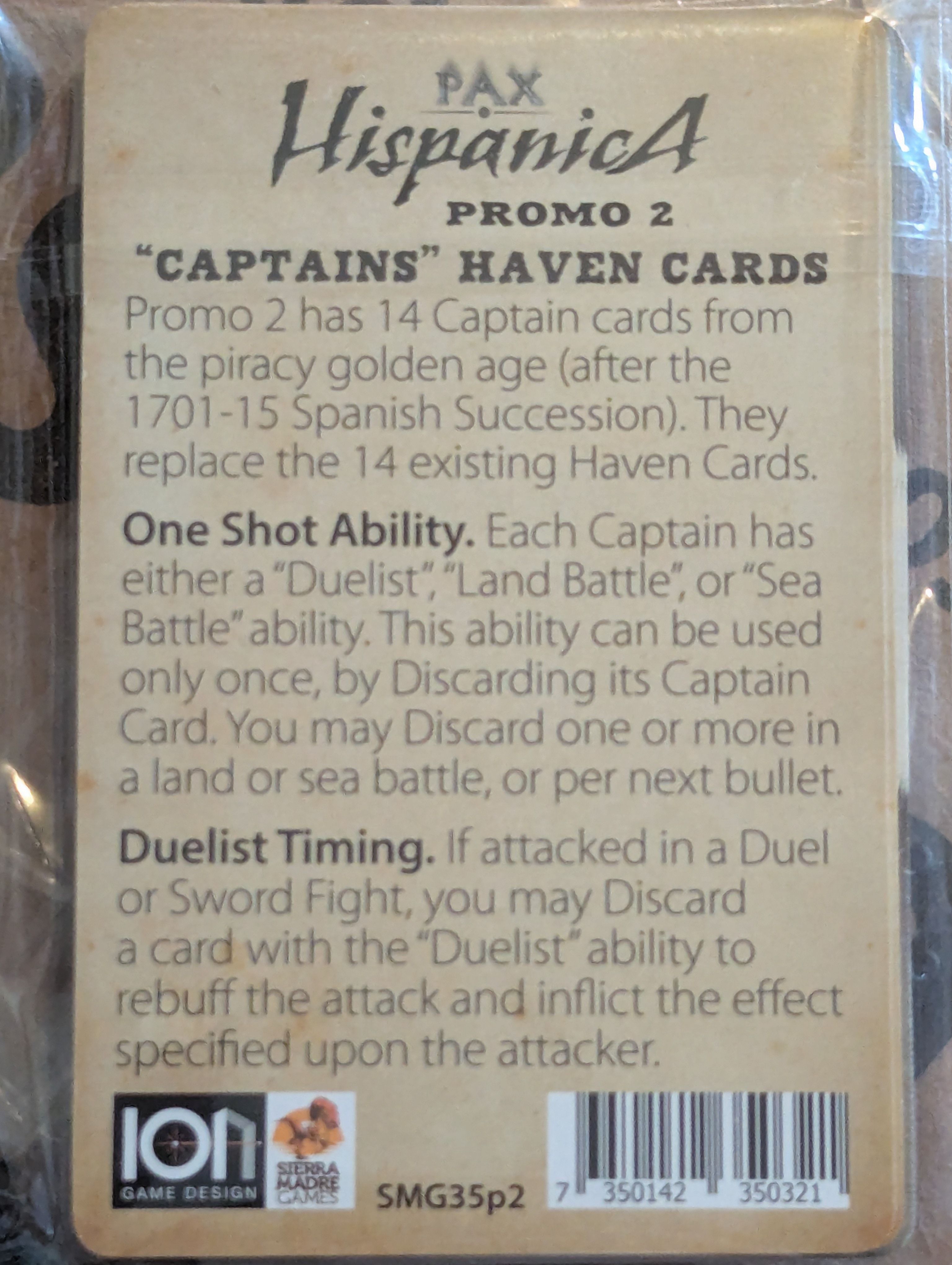 Coperta Pax Hispanica: Promo 2 – Captains