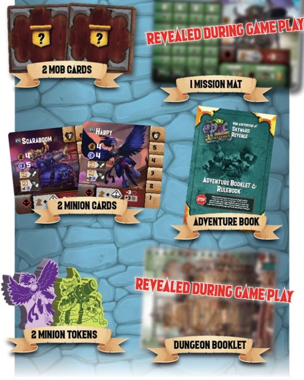 Tiny Epic Dungeons Adventures: Skyward Revenge box art