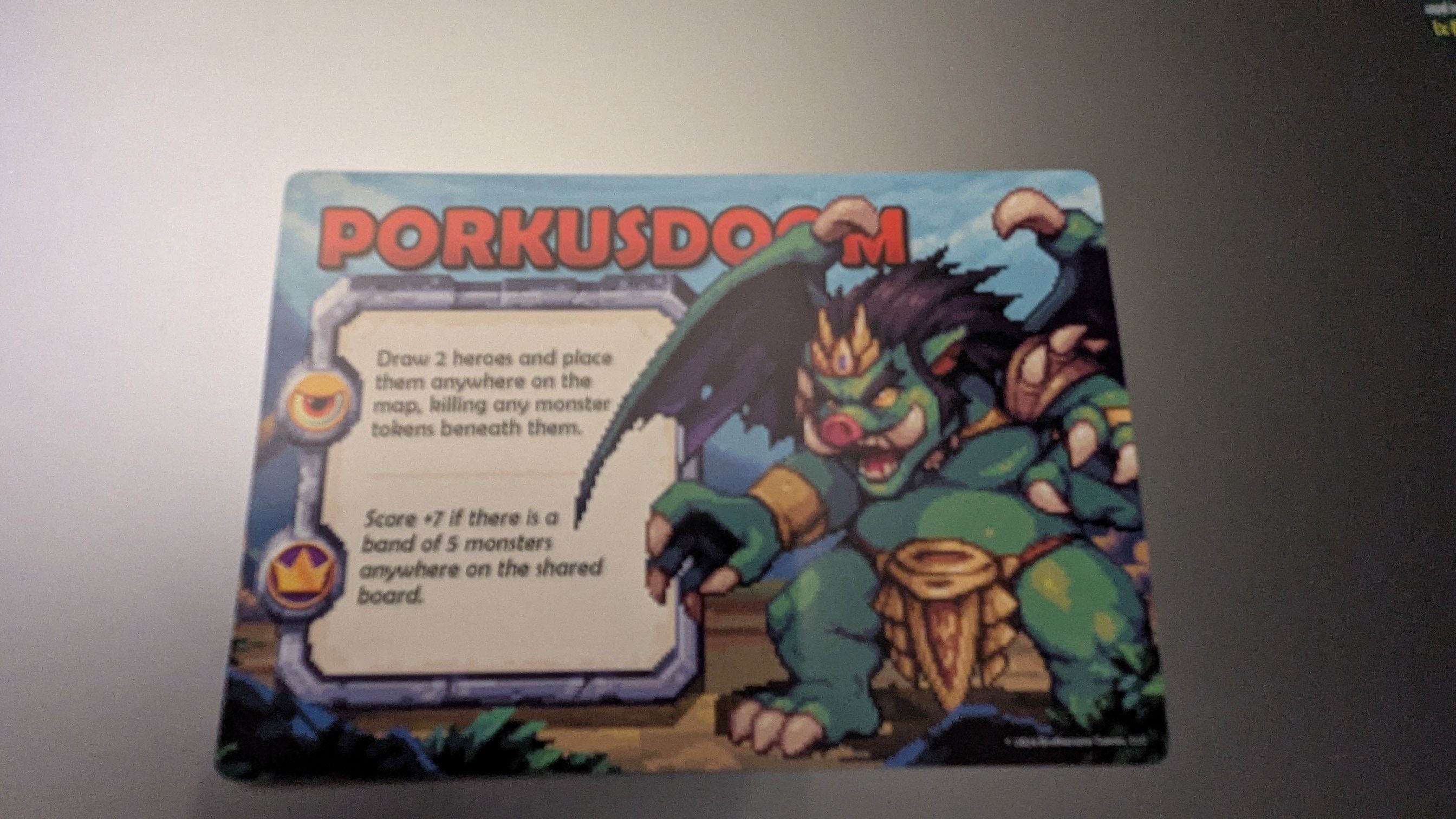 Coperta Overboss Duel: Porkusdoom Promo Card