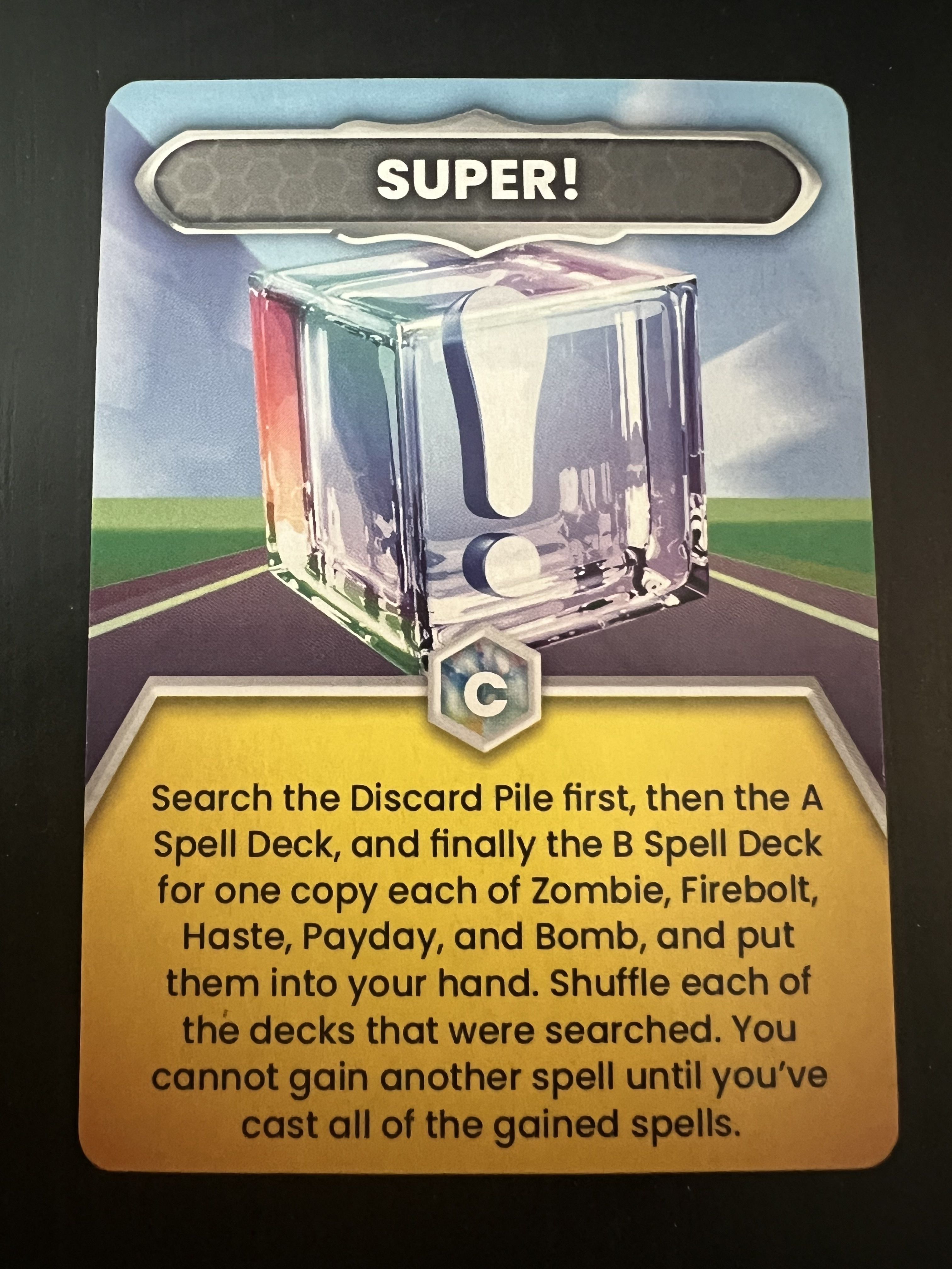 Dungeon Kart: Super! Promo Spell Card box art