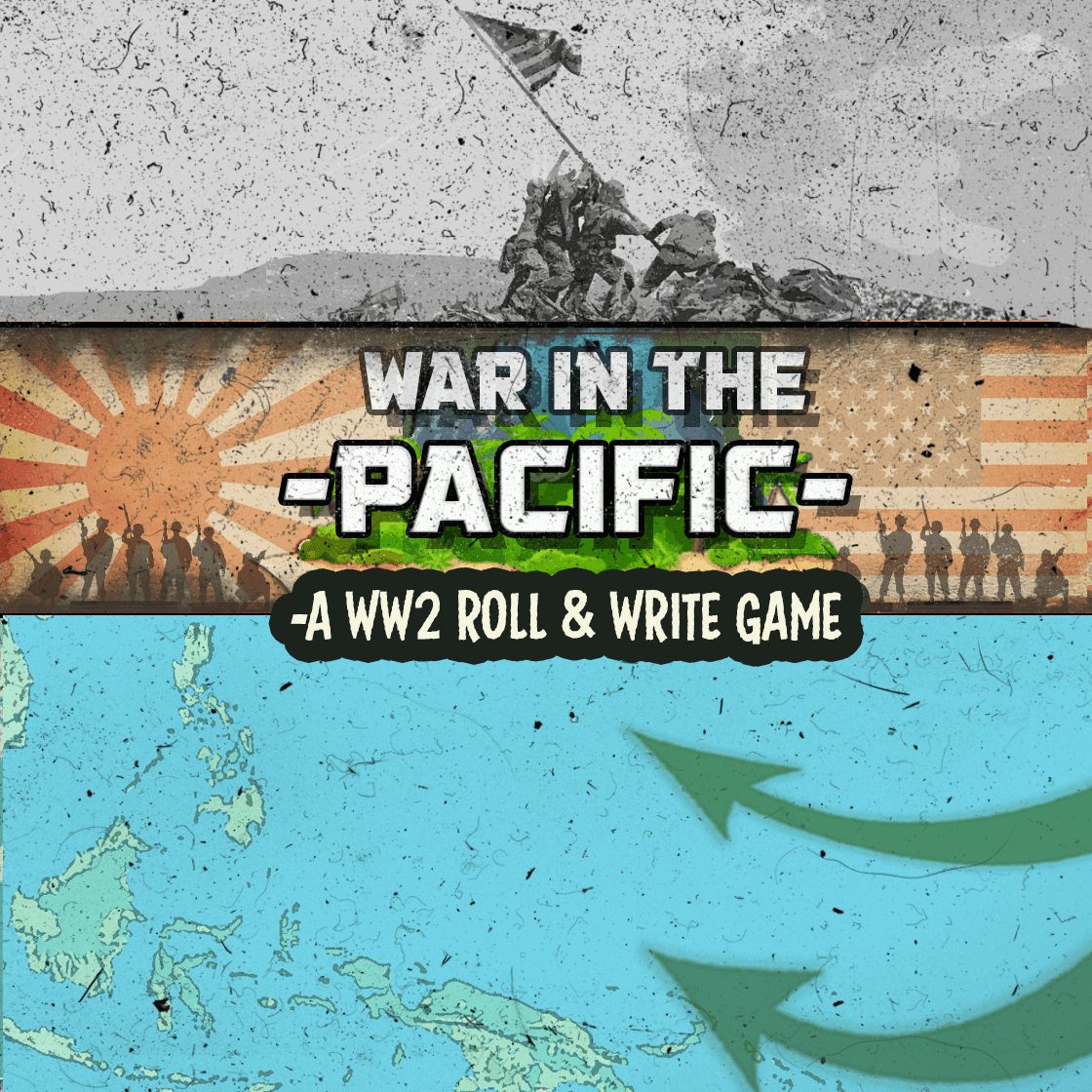 War in the Pacific: A WW2 Roll & Write Game doboz