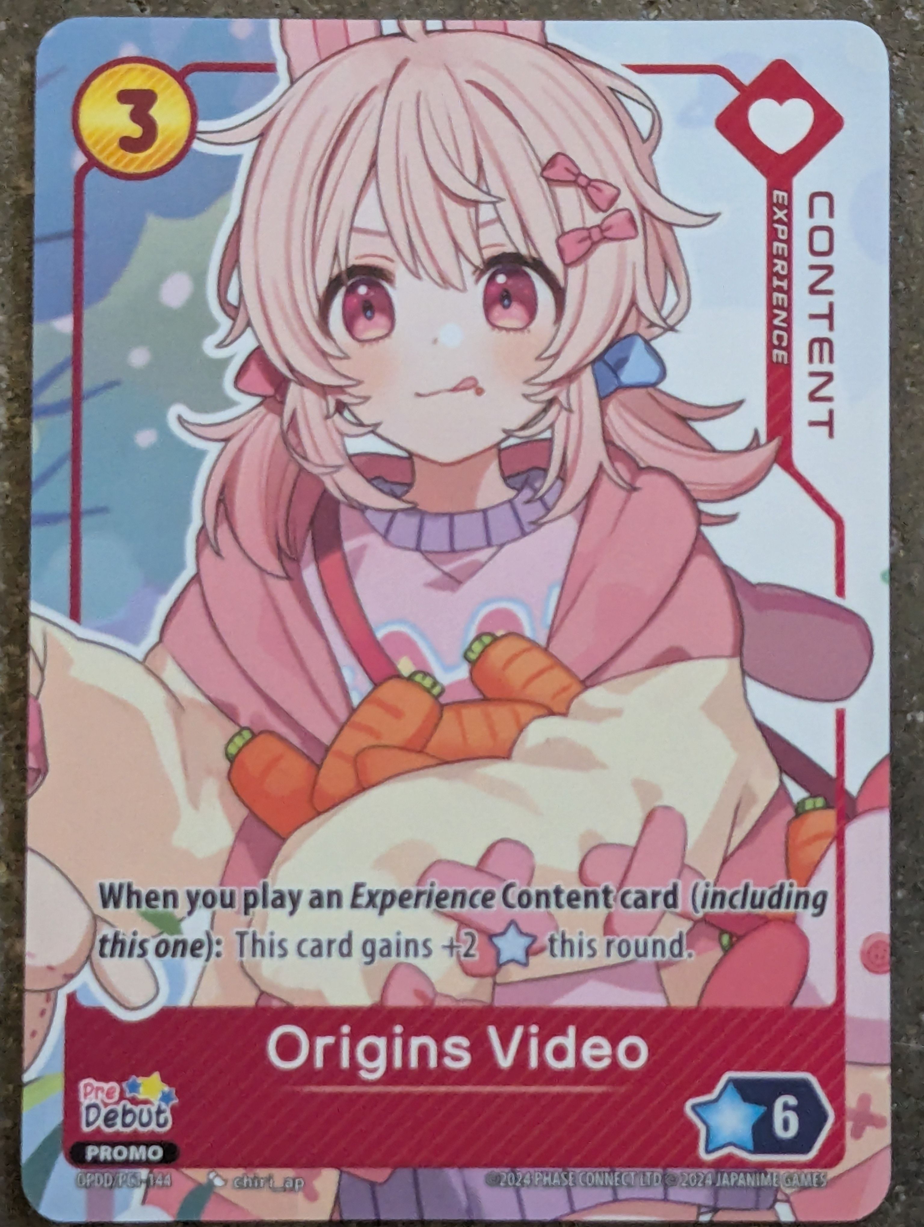 Oshi Push: Origins Video Promo Card box art