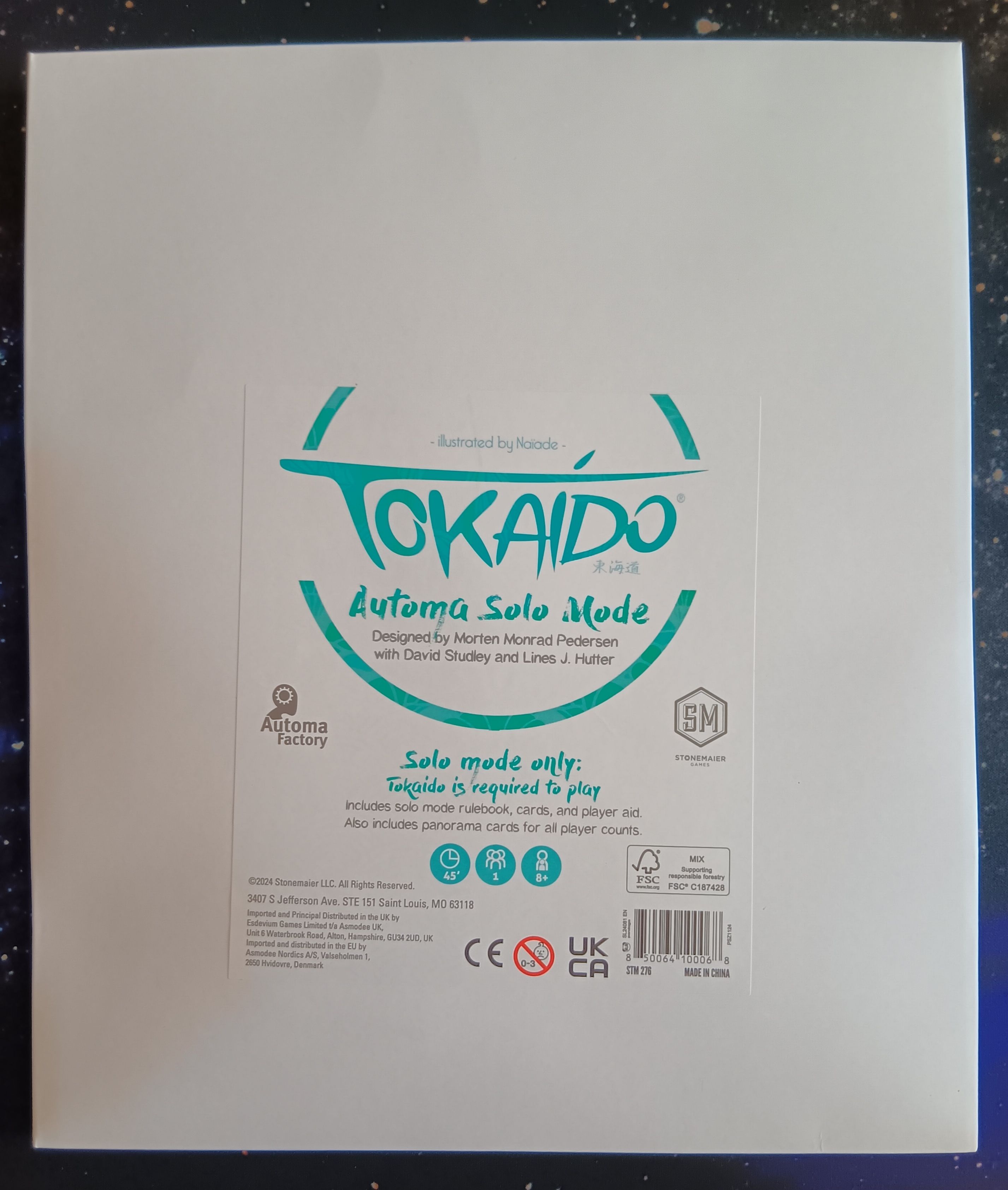 Tokaido: Solo Pack doboz