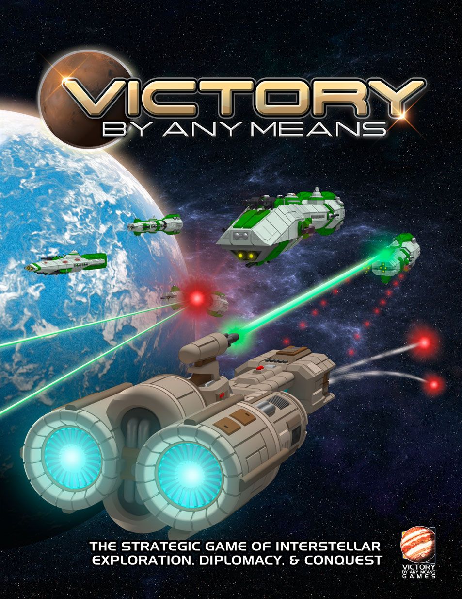 Victory by Any Means: The Strategic Game of Interstellar Exploration, Diplomacy, & Conquest doboz