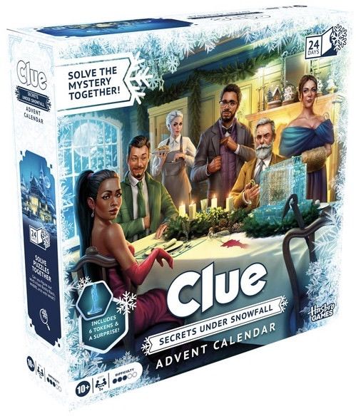 Clue: Advent Calendar – Secrets Under Snowfall box art