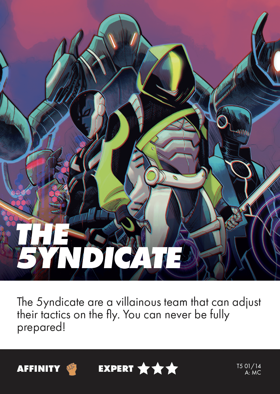The Massive-Verse Fighting Card Game: 5yndicate Promo Pack box art