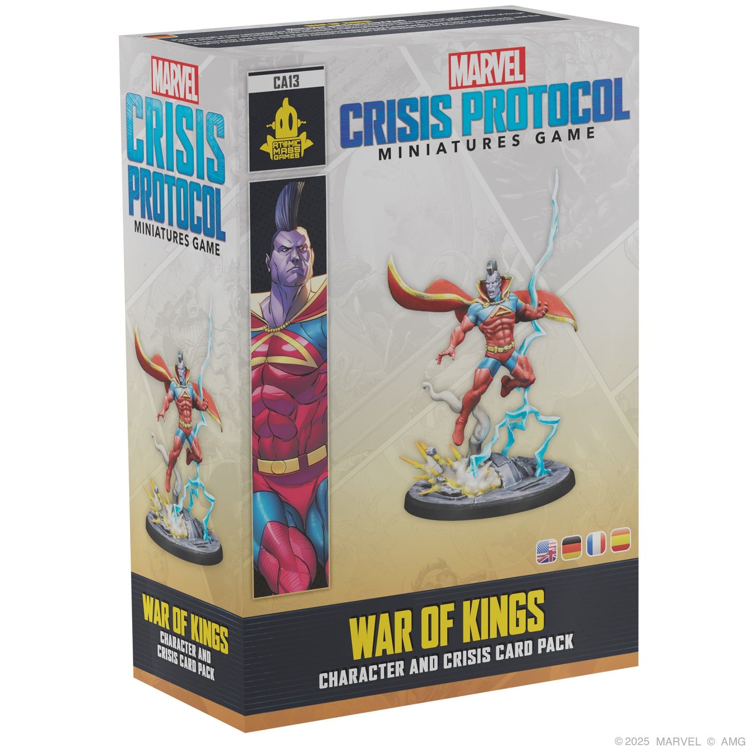 Marvel: Crisis Protocol – War of Kings Character and Crisis Card Pack box art