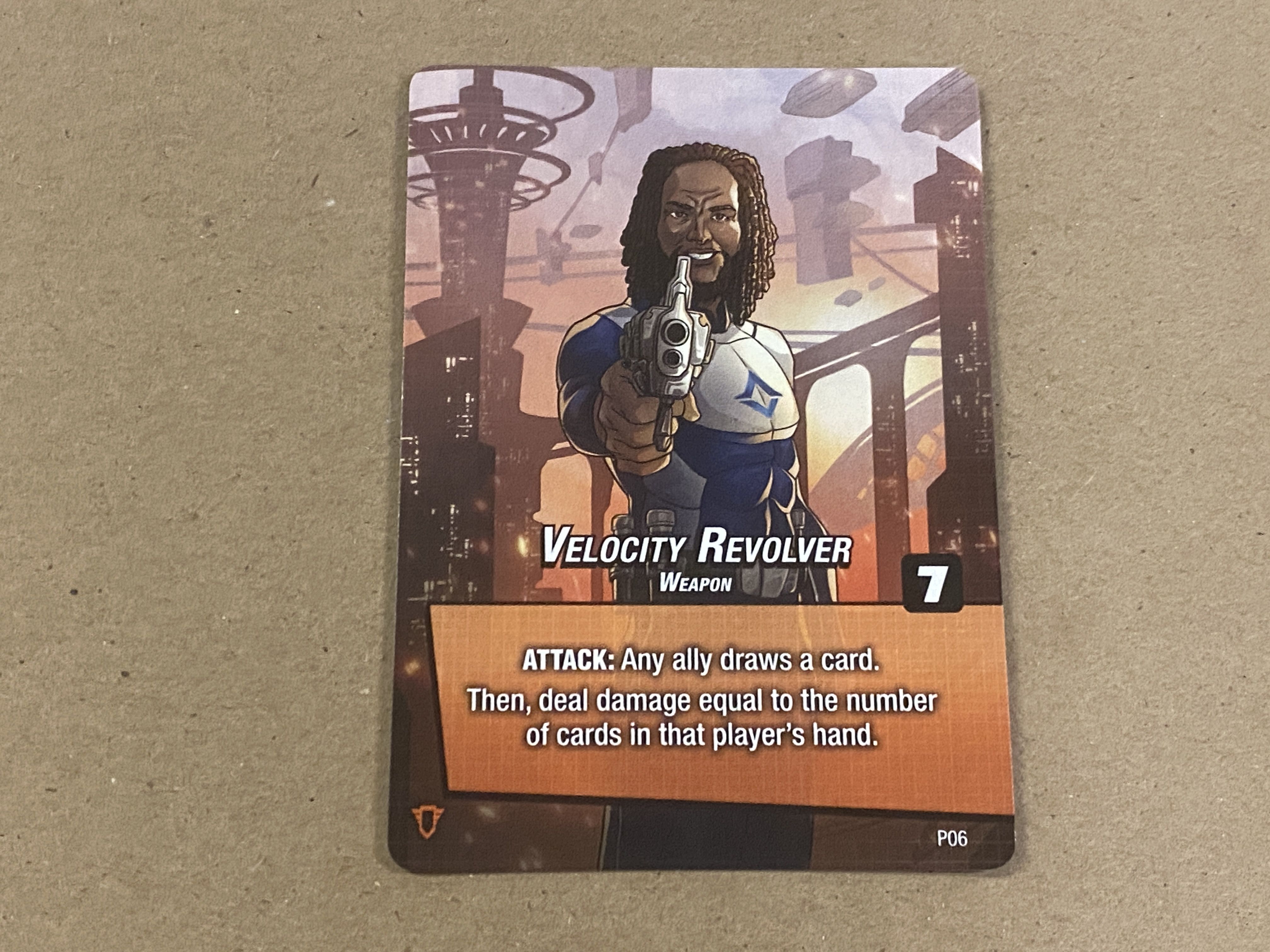 Astro Knights: Velocity Revolver Promo Card box art