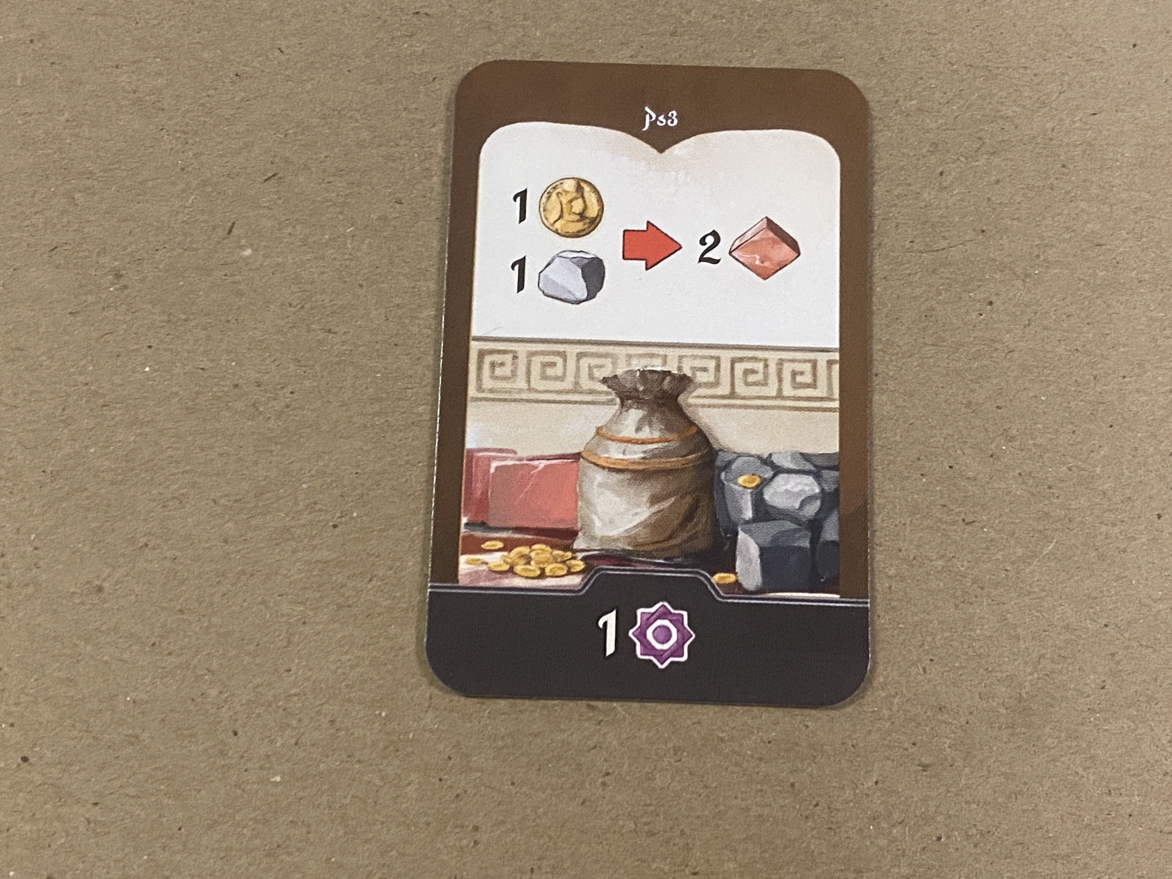 Resafa: Man Vs. Meeple 2024 Promo Card box art