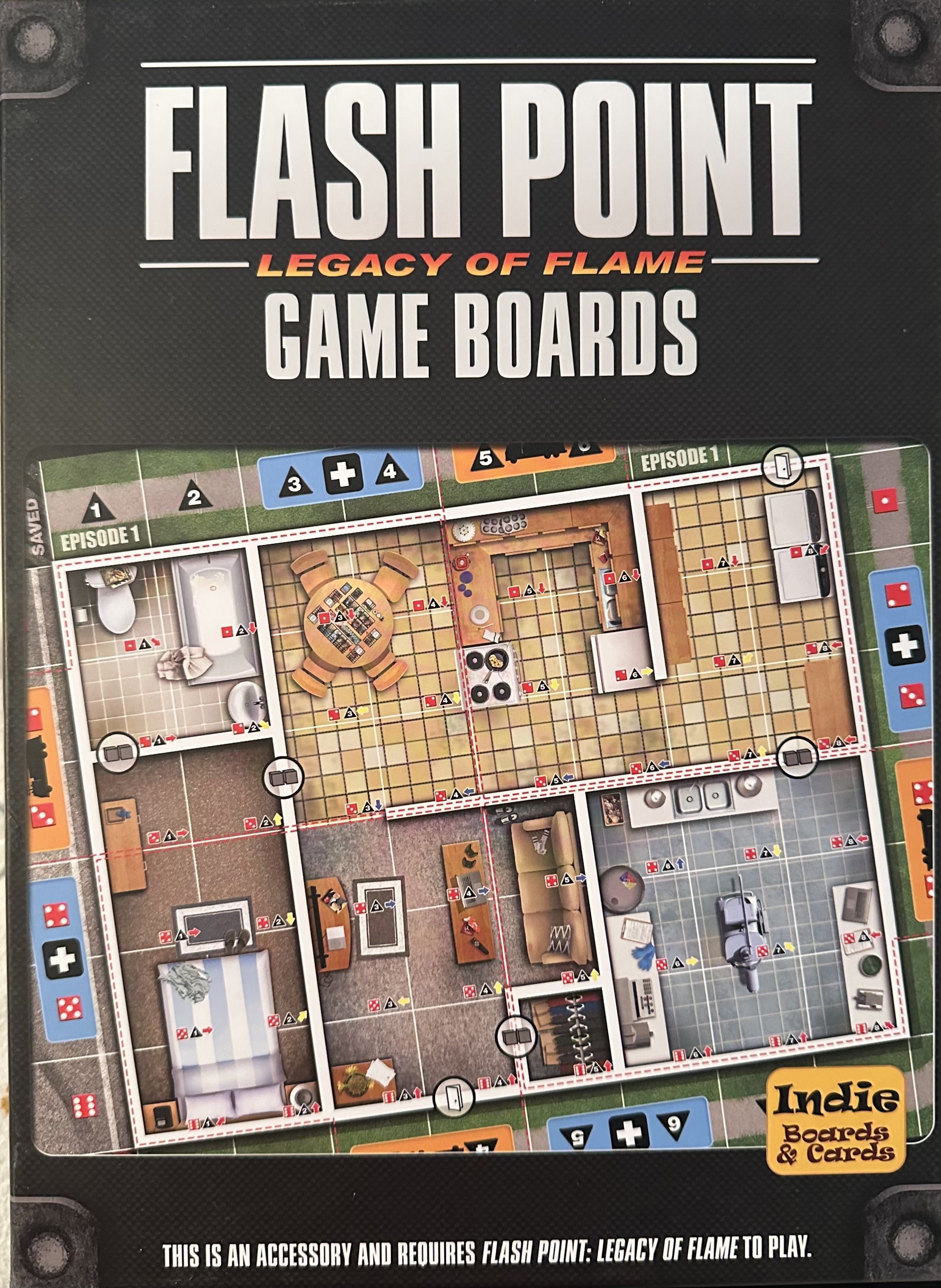 Coperta Flash Point: Legacy of Flame – Game Boards