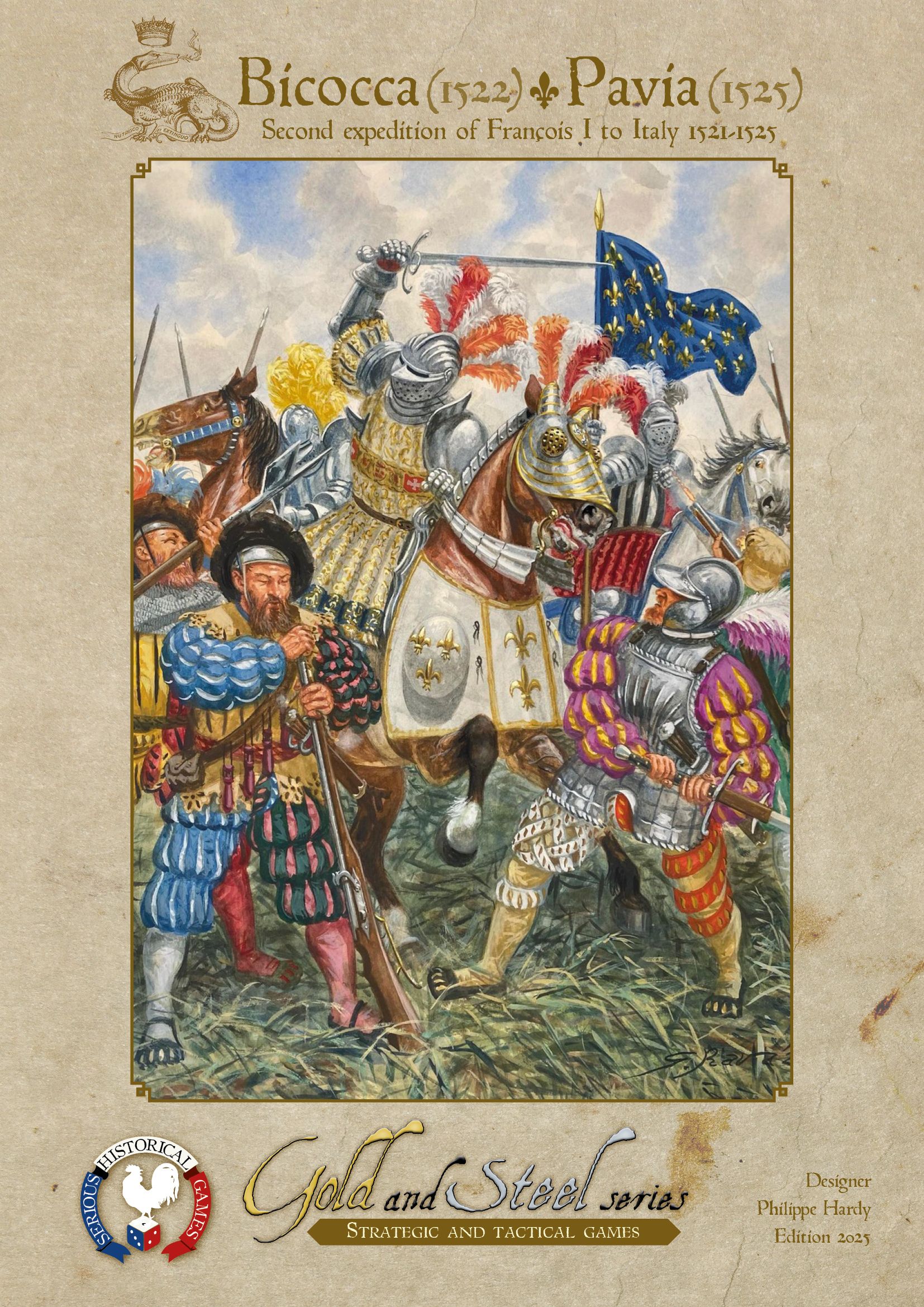 Bicocca (1522) • Pavia (1525): Second expedition of François I to Italy box art