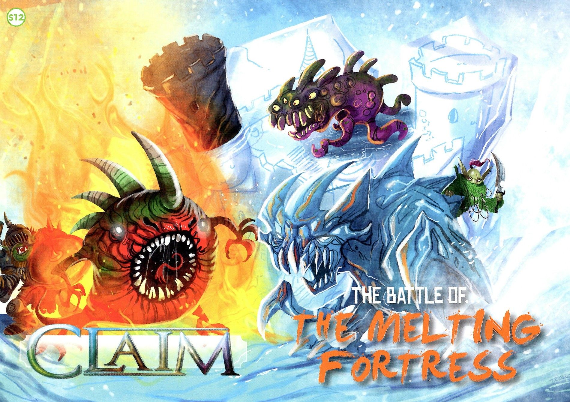 Claim Scenario Card 12: The Battle of... The Melting Fortress box art
