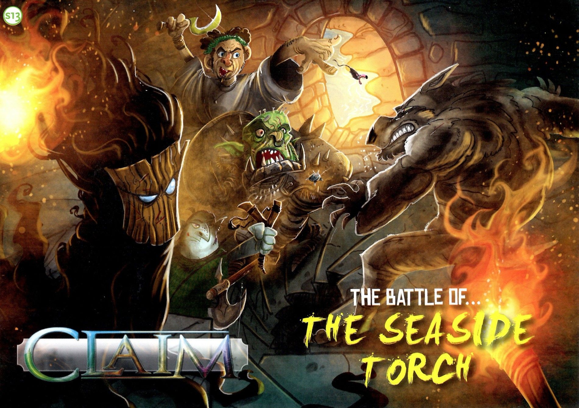 Claim Scenario Card 13: The Battle of... The Seaside Torch box art