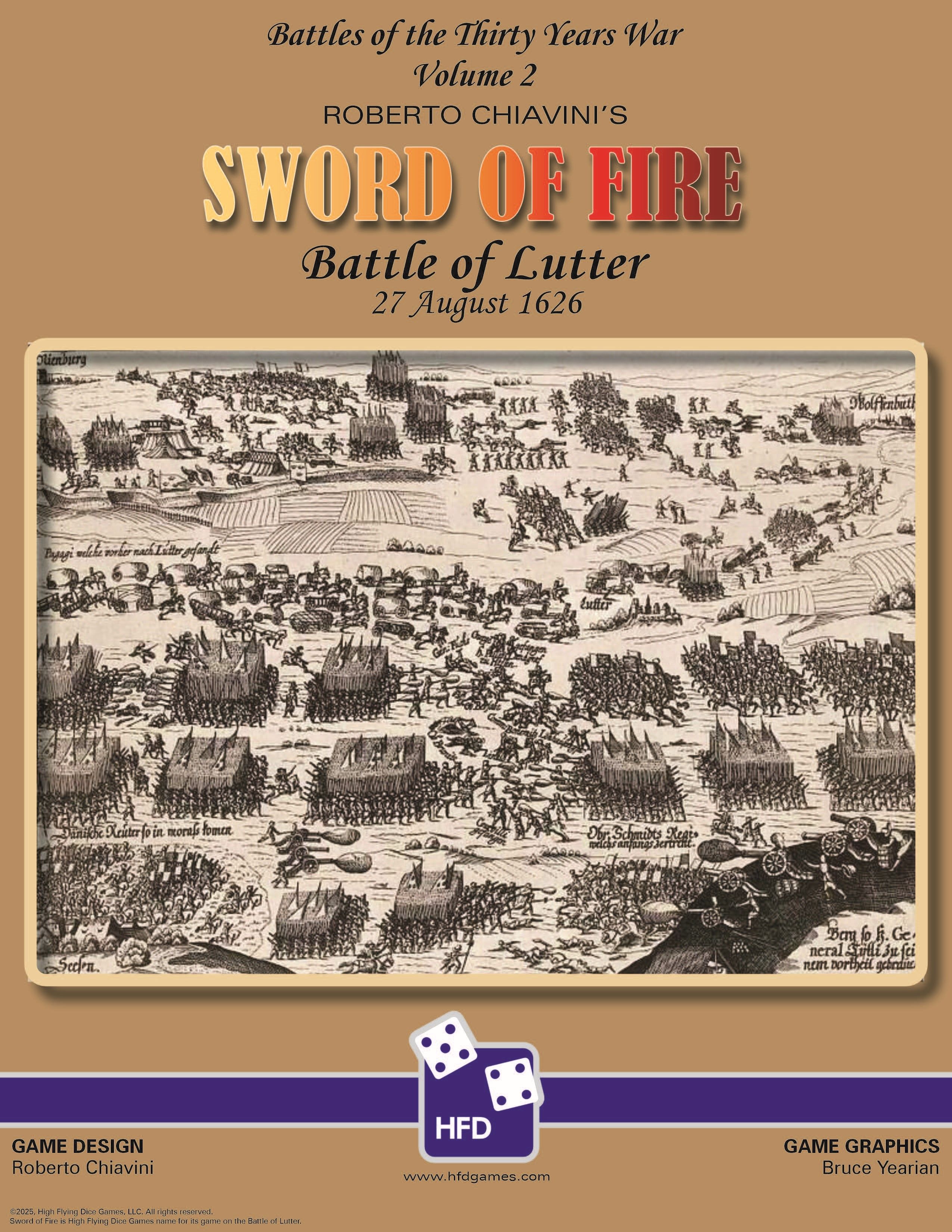 Sword of Fire: The Battle of Lutter August 27, 1626 box art