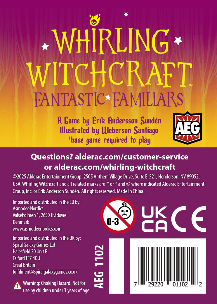 Whirling Witchcraft: Fantastic Familiars doboz