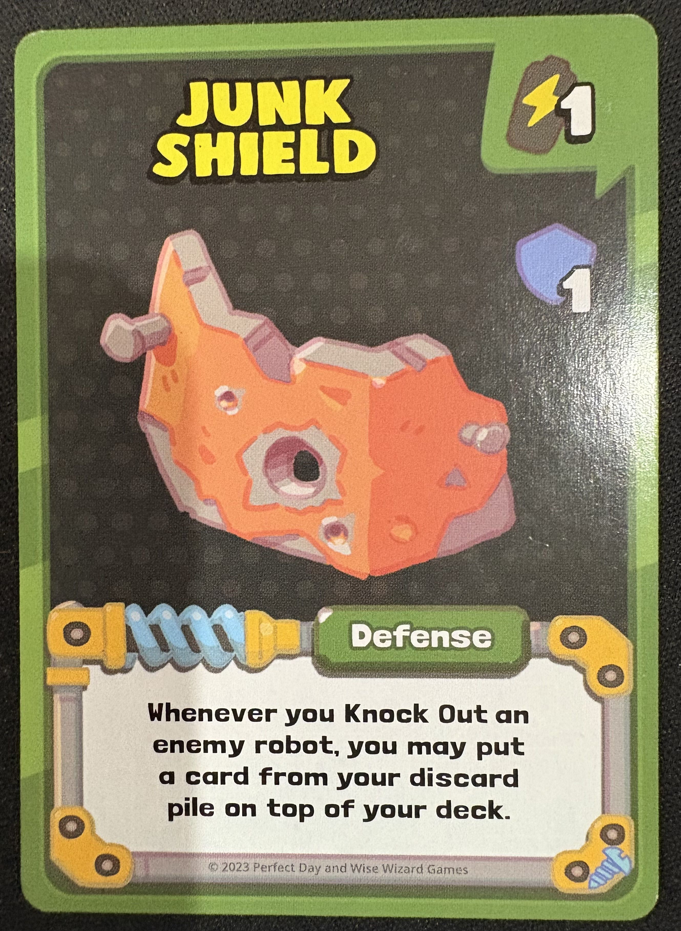 Robot Quest Arena: Junk Shield Promo Card box art