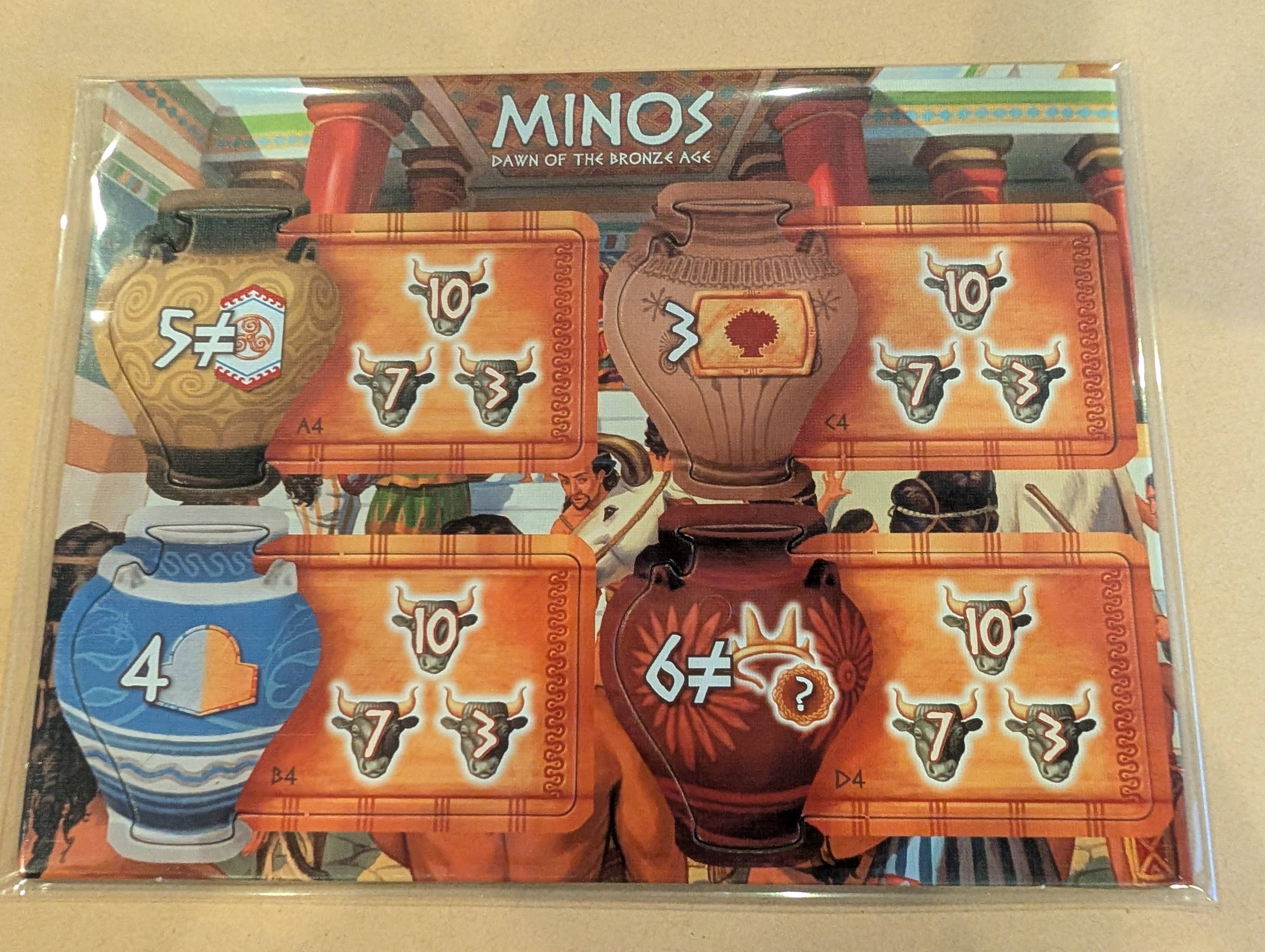 Coperta Minos: Dawn of the Bronze Age – New Vase Tiles Promo