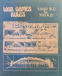 War Games Rules 1000 BC to 100 AD box art