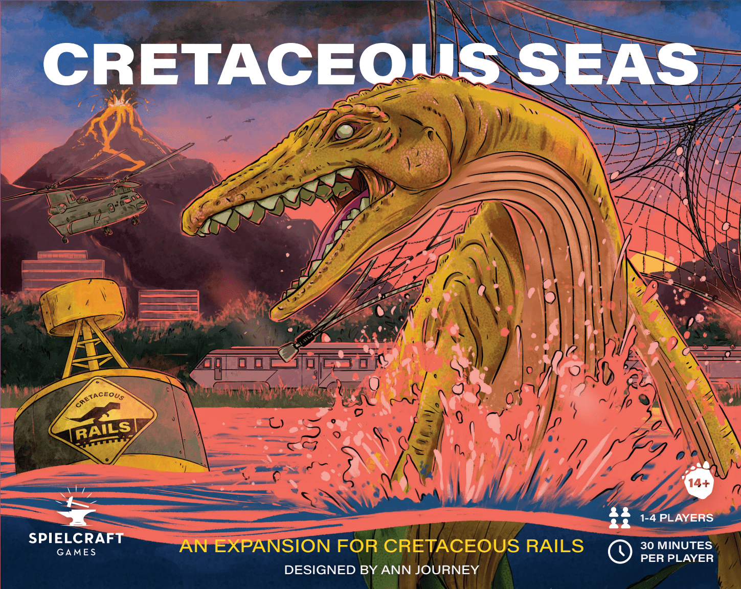 Cretaceous Rails: Cretaceous Seas box art