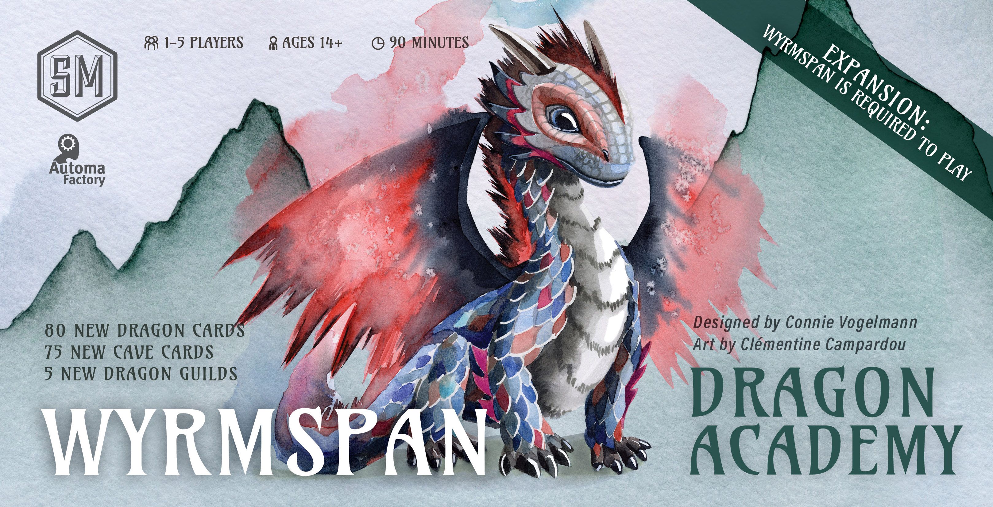 Coperta Wyrmspan: Dragon Academy