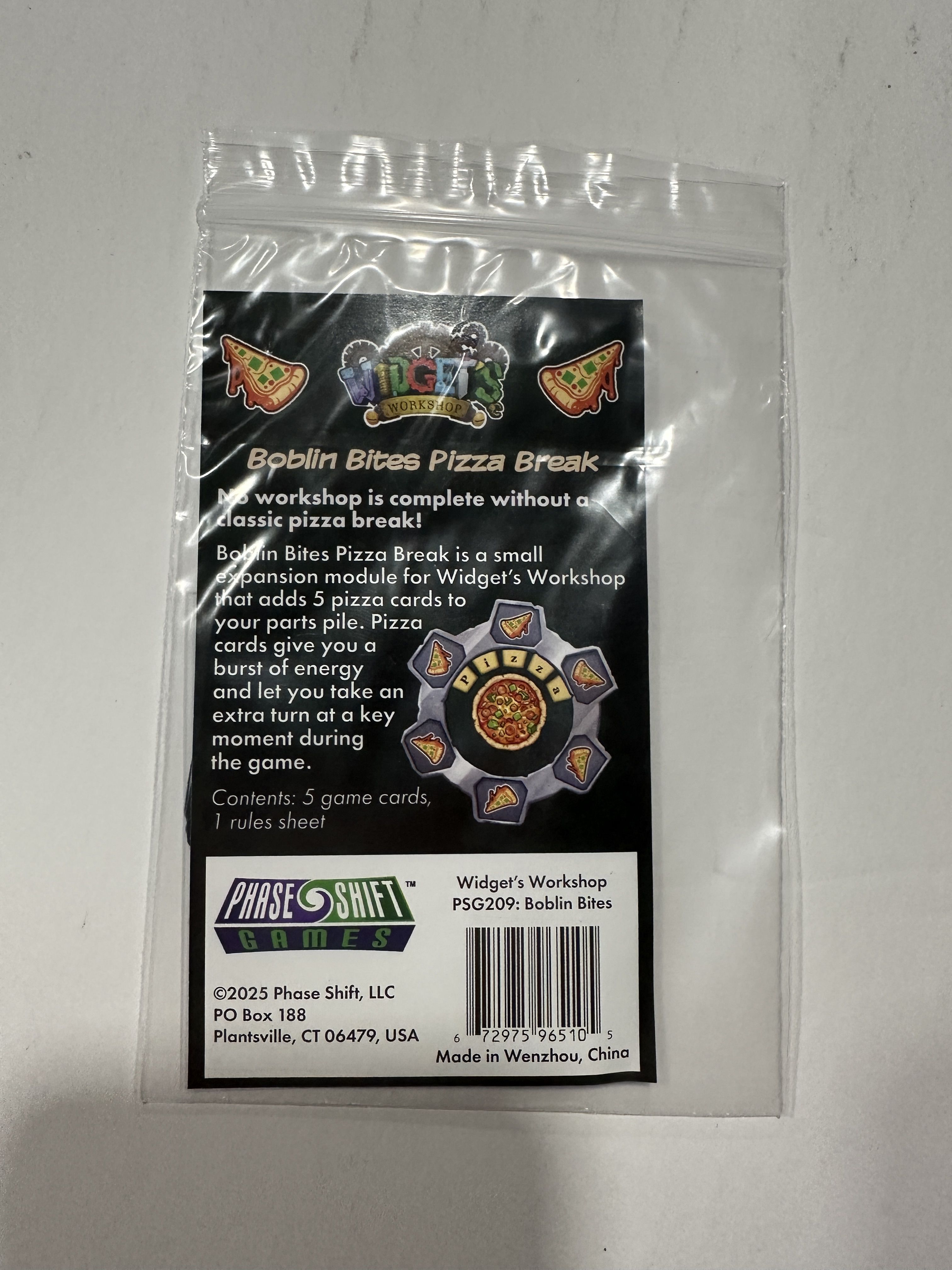 Widget's Workshop: Boblin Bites Pizza Break box art