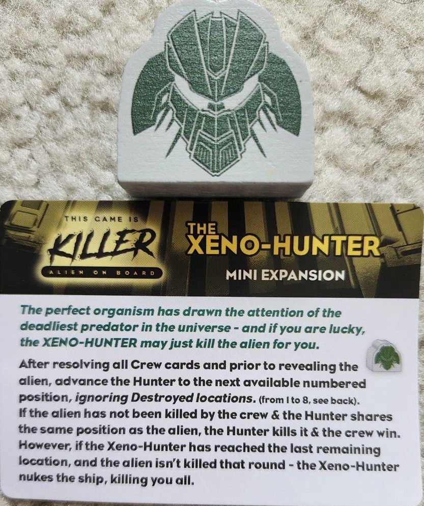 Coperta This Game Is Killer: Alien on Board – The Xeno-Hunter Mini Expansion