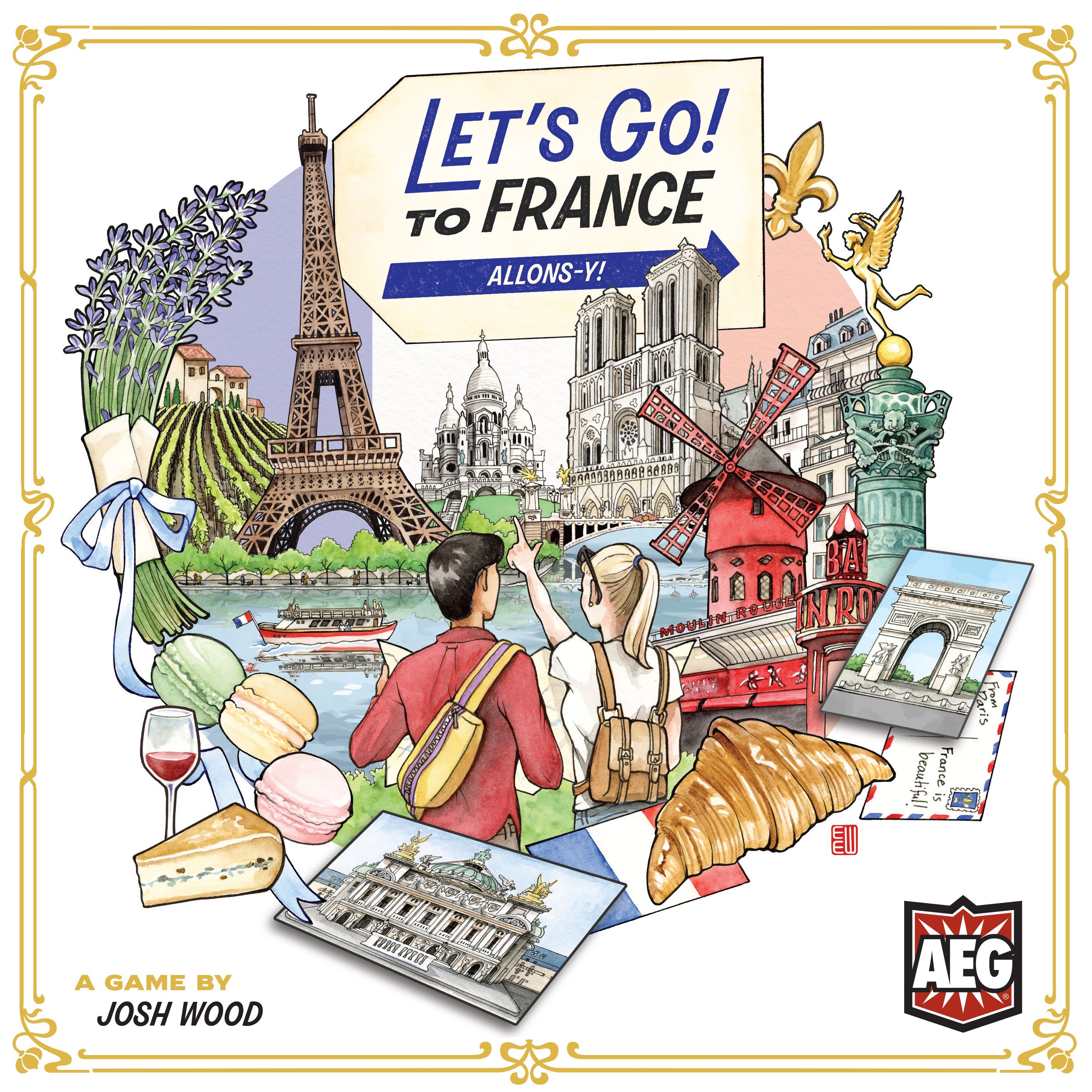 Let's Go! To France box art