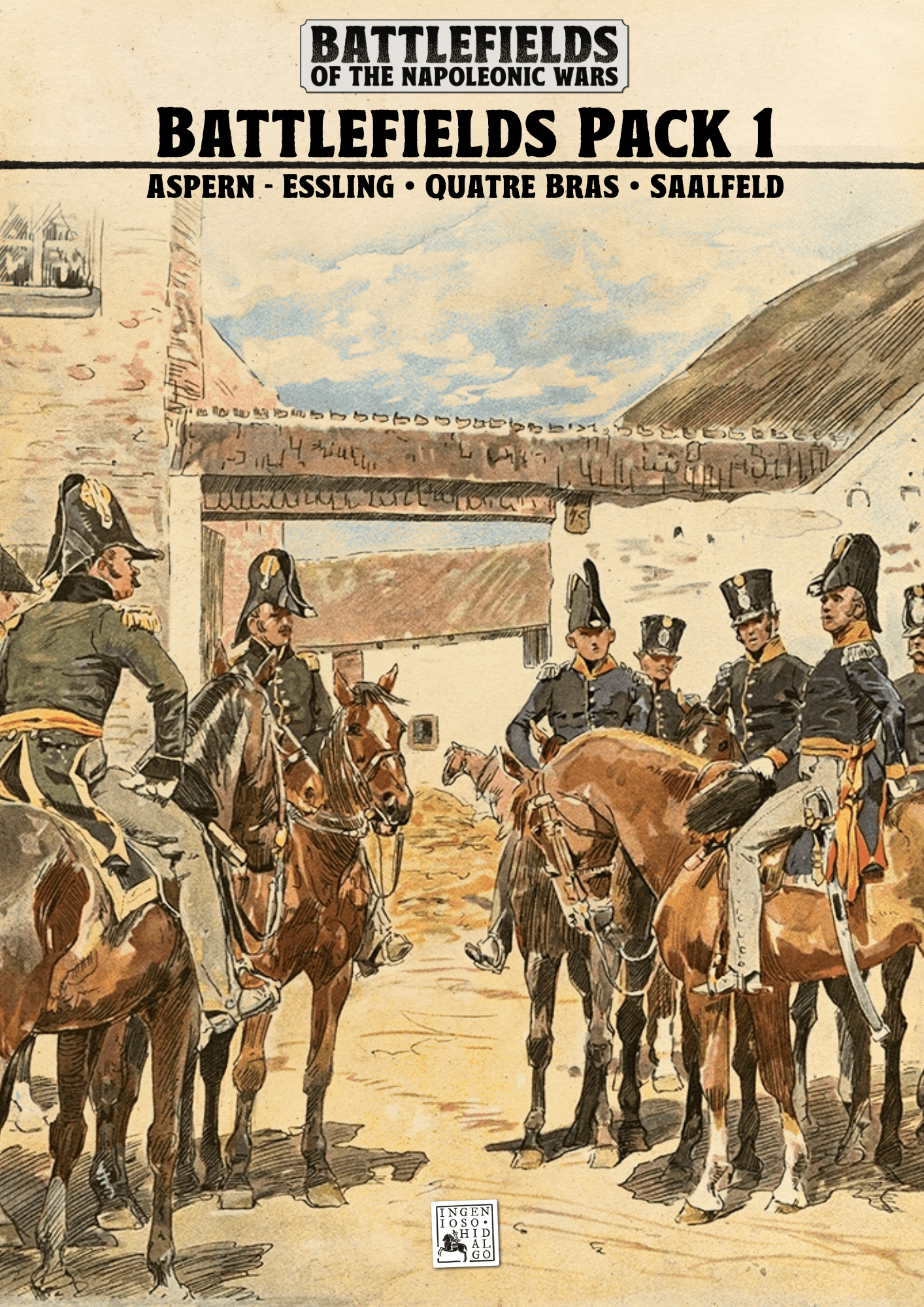 Battlefields Pack 1: Aspern-Essling, Quatre Bras, Saalfeld box art