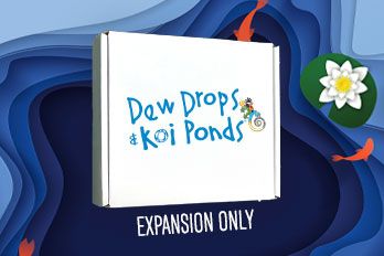Coperta Garden Geckos: Dew Drops & Koi Ponds