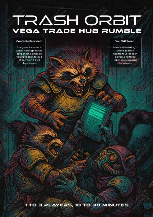 Trash Orbit: Vaga Trade Hub Rumble box art