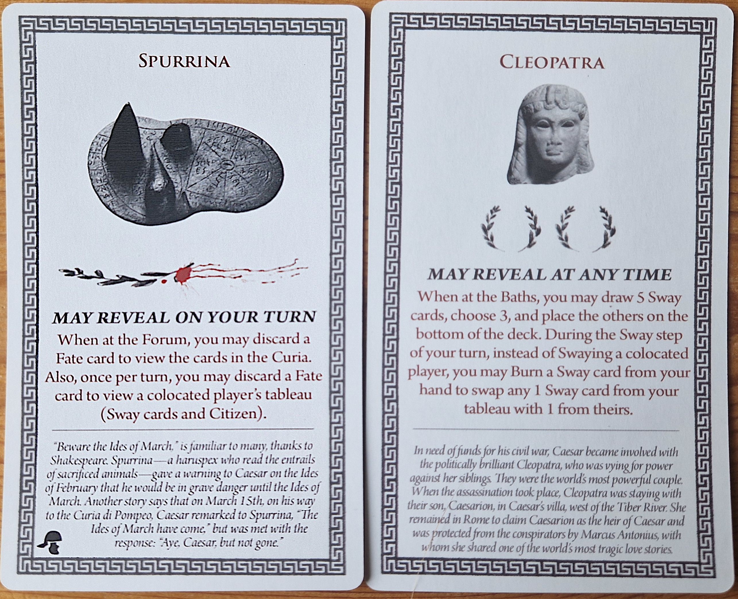 Coperta 23 Knives: Spurrina and Cleopatra Promo Cards