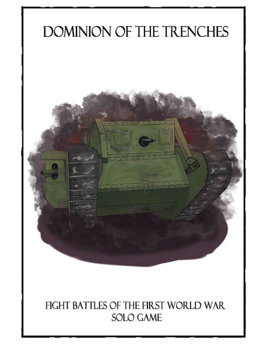 Dominion of the Trenches: Fight Battles of World War One – Solo Game doboz