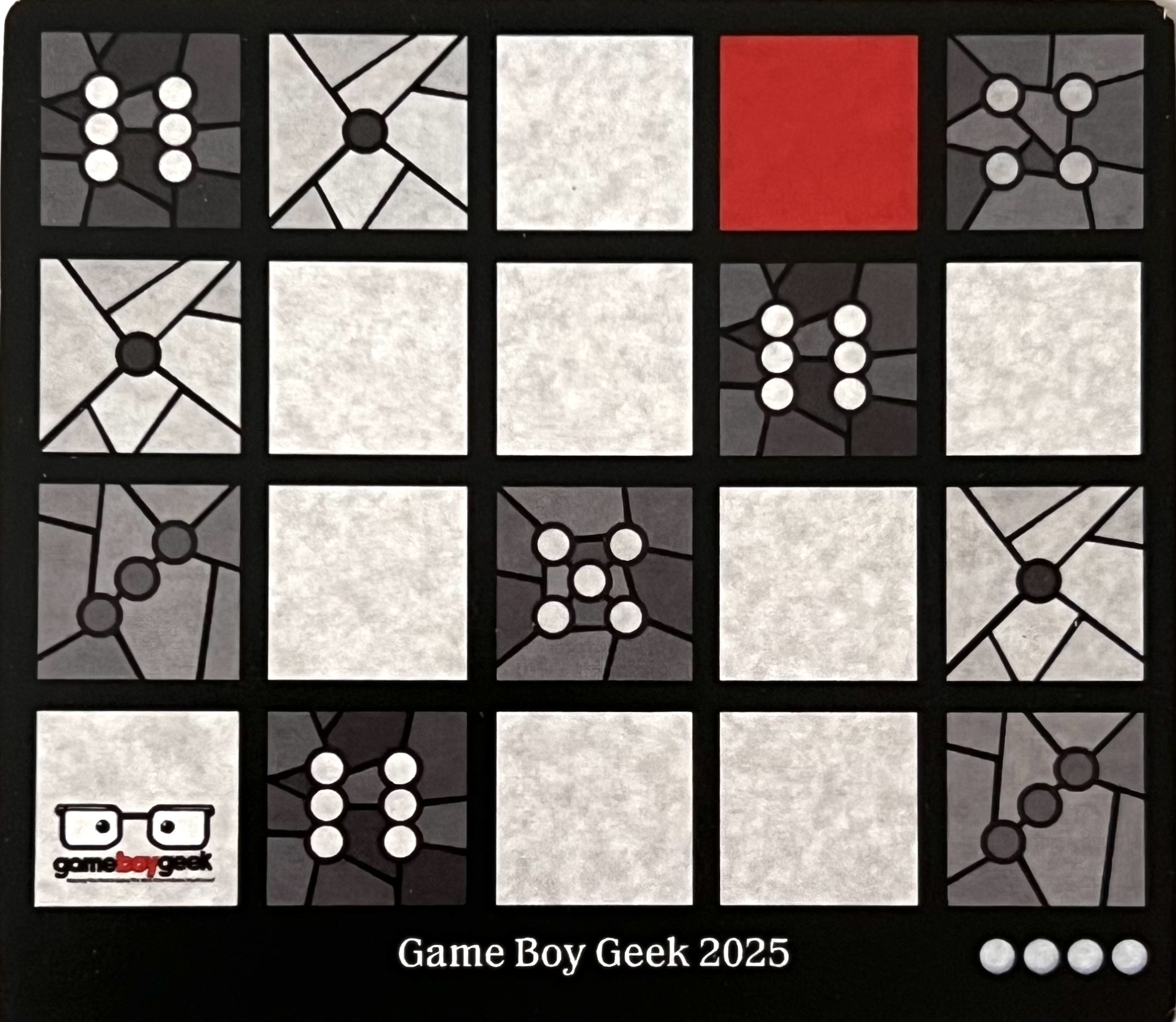 Sagrada: Promo 27 – Game Boy Geek 2025 Window Pattern Card box art