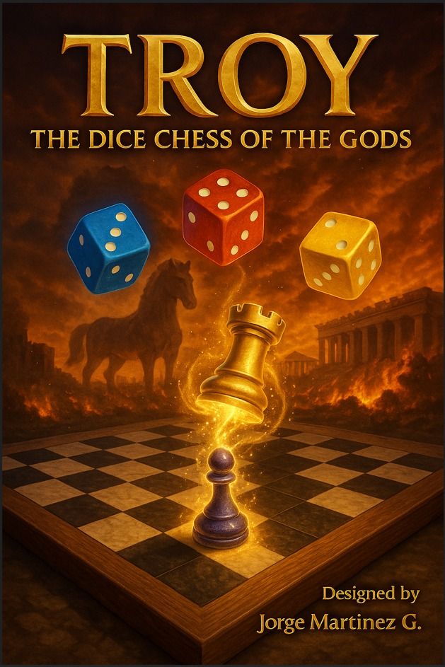 TROY: The Dice Chess of the Gods box art