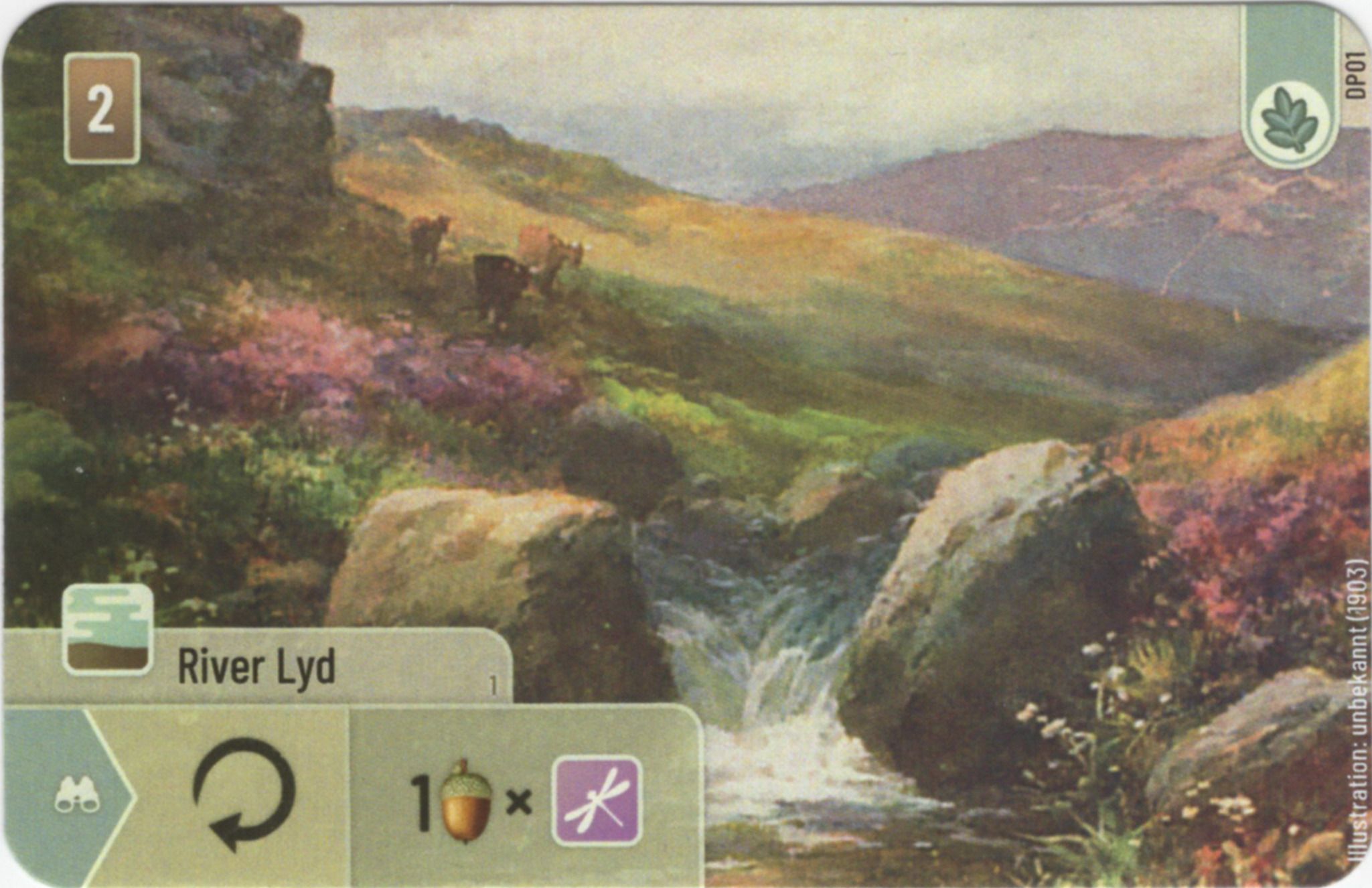 Forest Shuffle: Dartmoor – River Lyd Promo Card doboz