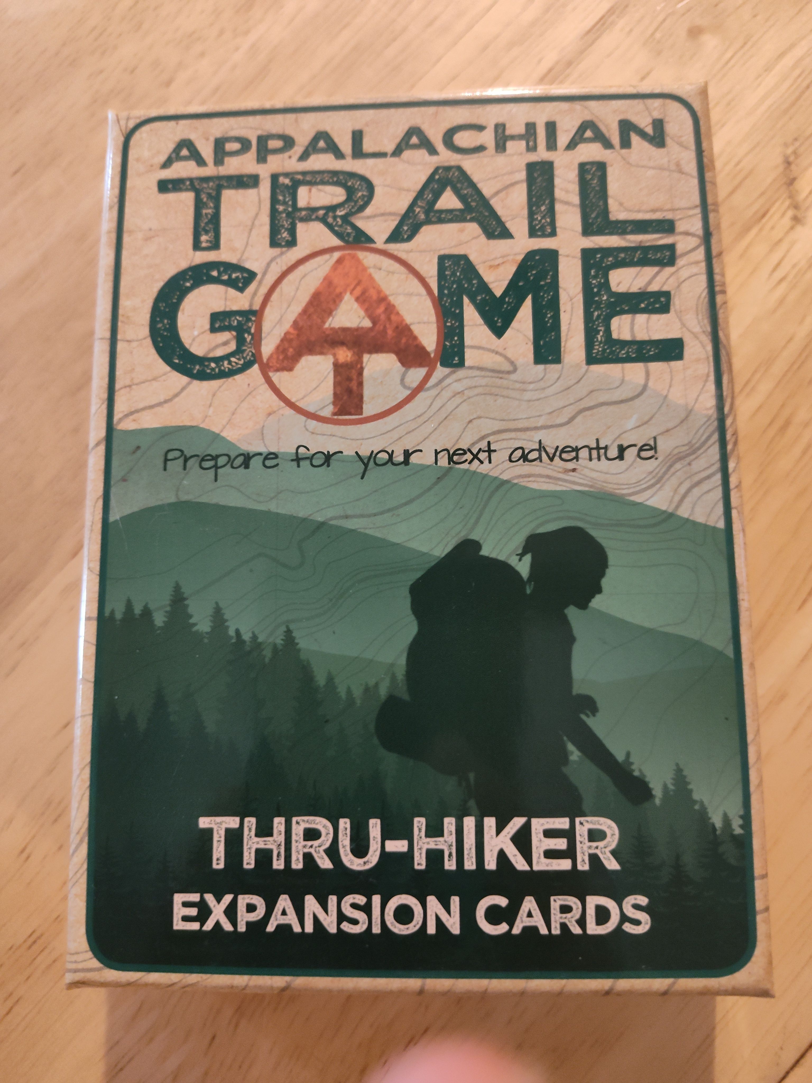 Appalachian Trail Game: Thru-Hiker Expansion Cards box art