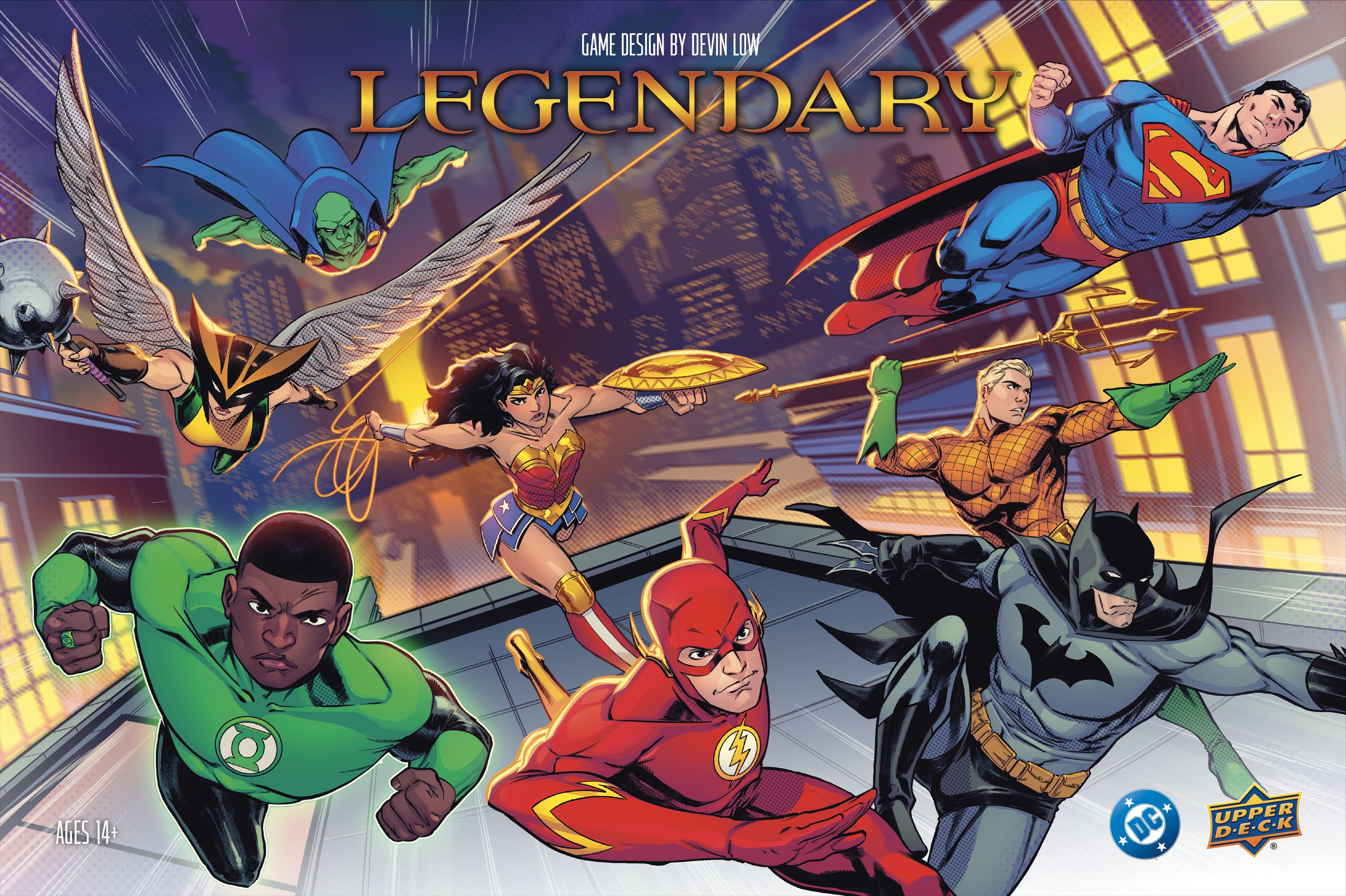 Coperta Legendary: A DC Deck Building Game