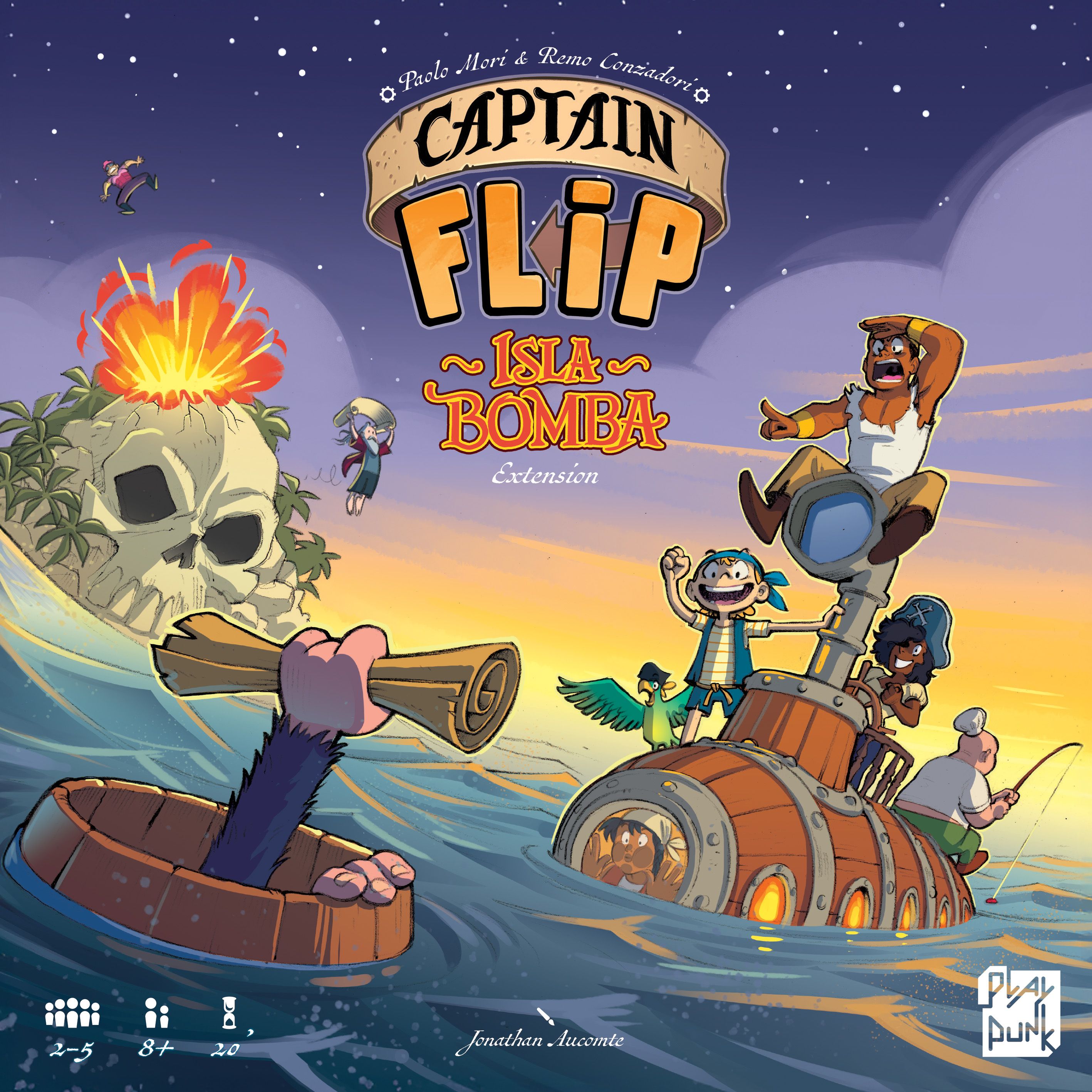 Coperta Captain Flip: Isla Bomba