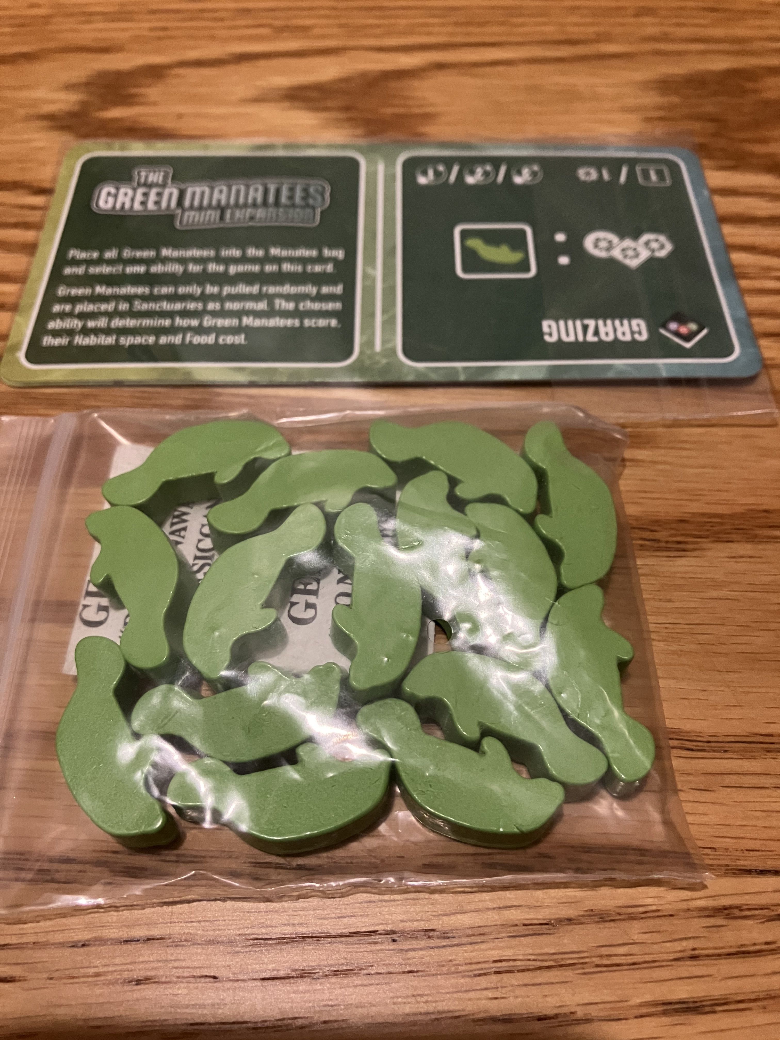 Manatee Sanctuary: The Green Manatee Mini Expansion box art