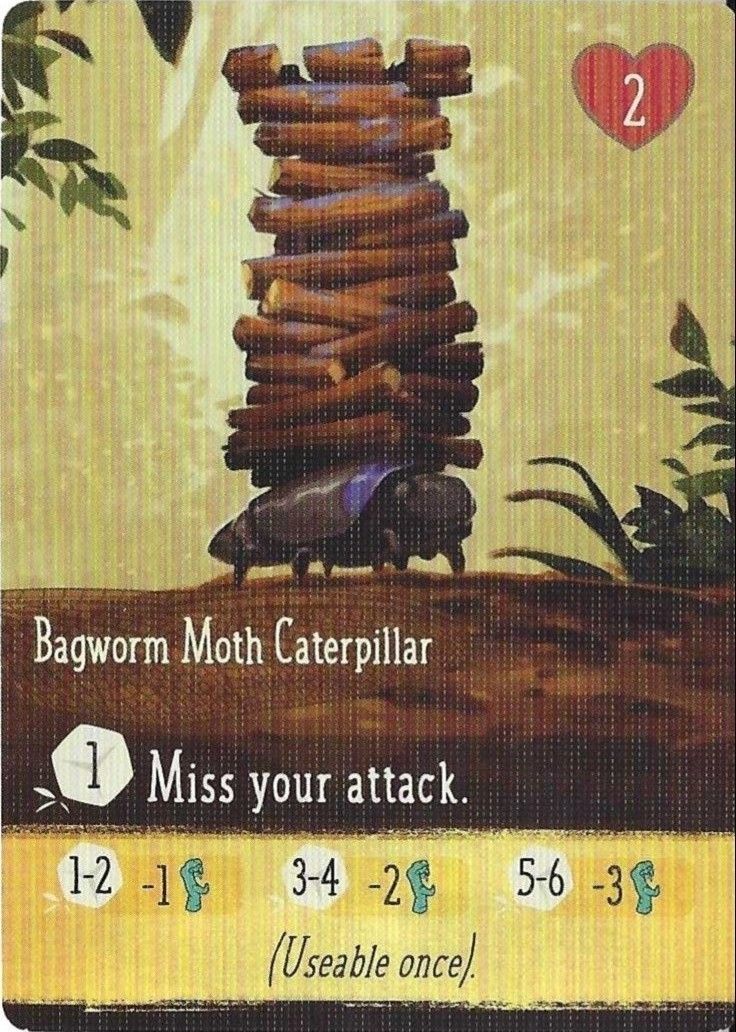 Flock Together: Bagworm Moth Caterpillar Promo Card doboz
