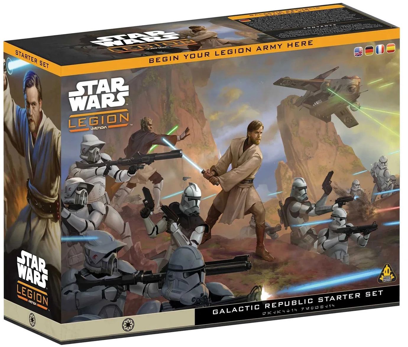 Star Wars: Legion – Galactic Republic Starter Set doboz