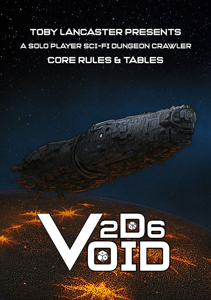 Coperta 2D6 Void: A Sci-fi Dungeon Crawler