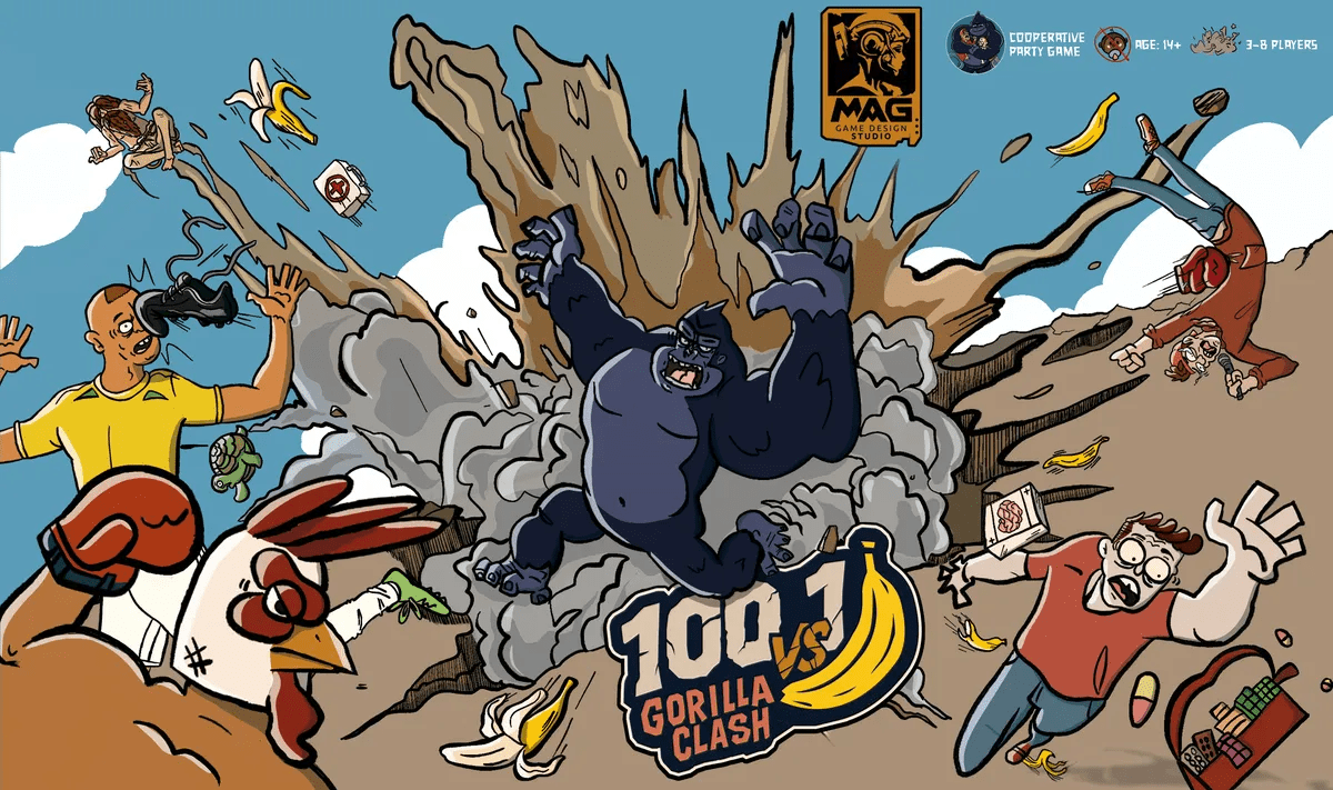 100vs1: Gorilla Clash box art