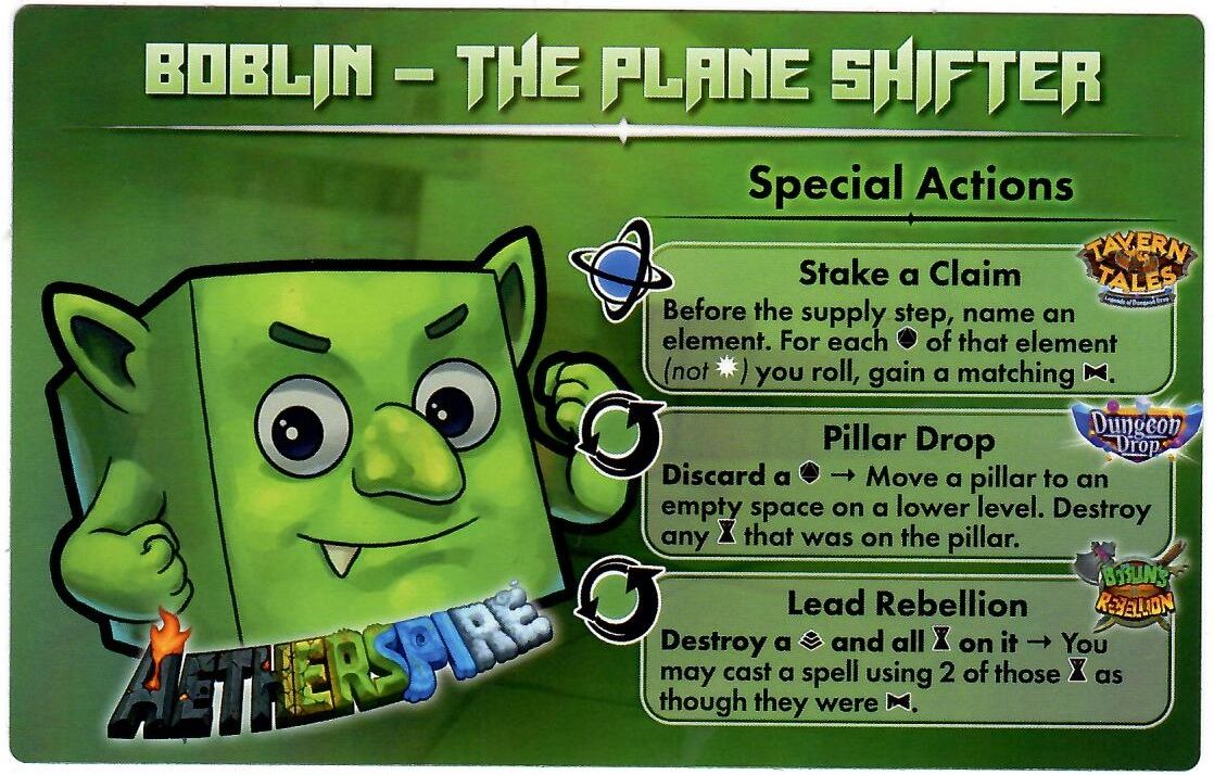 Aetherspire: Boblin – The Plane Shifter Promo doboz