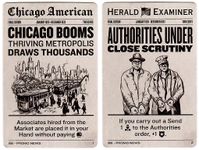 Scarface 1920: Dice Tower Promo News Cards